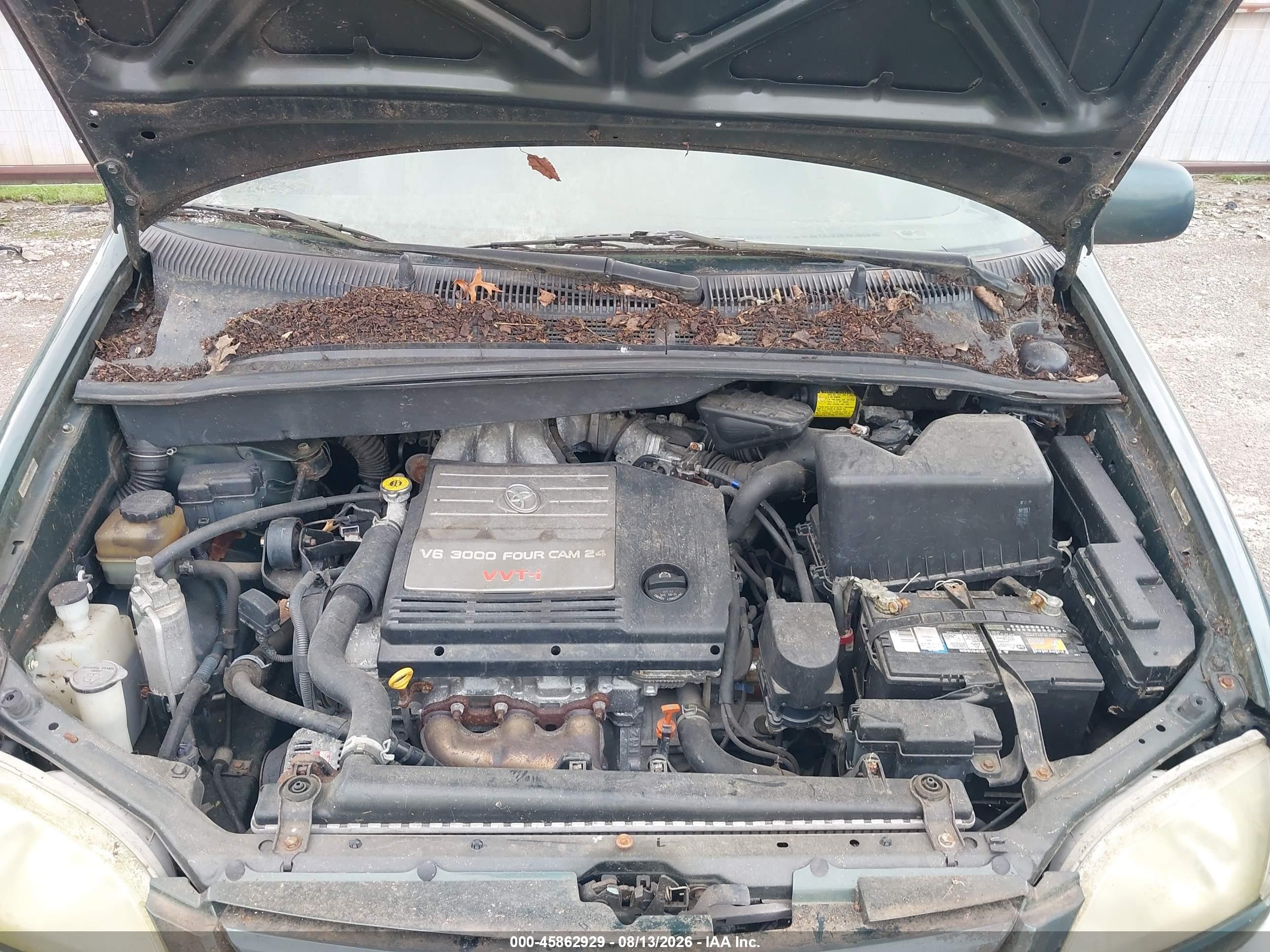 2002 Toyota Sienna Xle Green vin: 4T3ZF13C72U457047