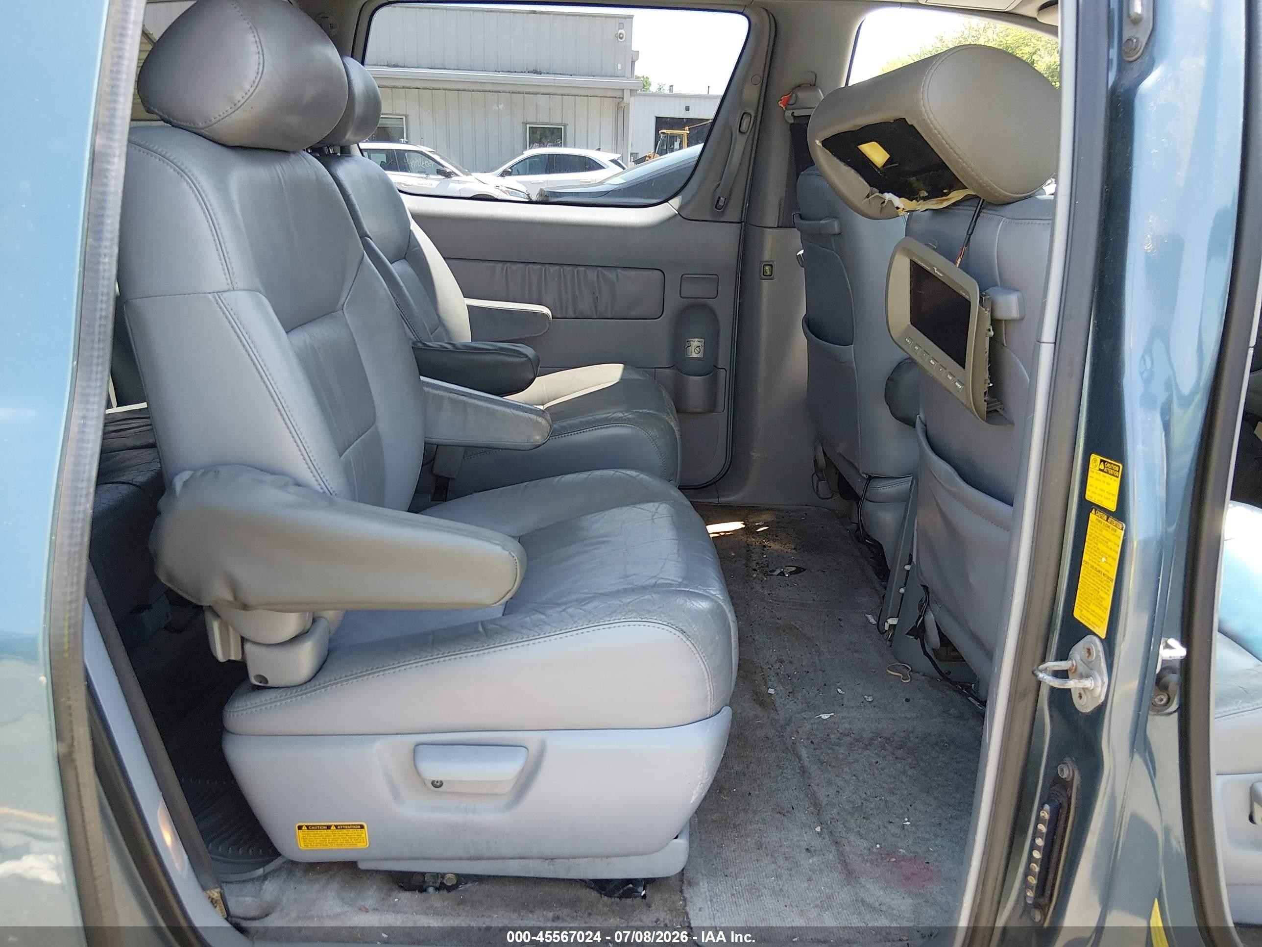 2002 Toyota Sienna Xle Light Blue vin: 4T3ZF13C72U507123