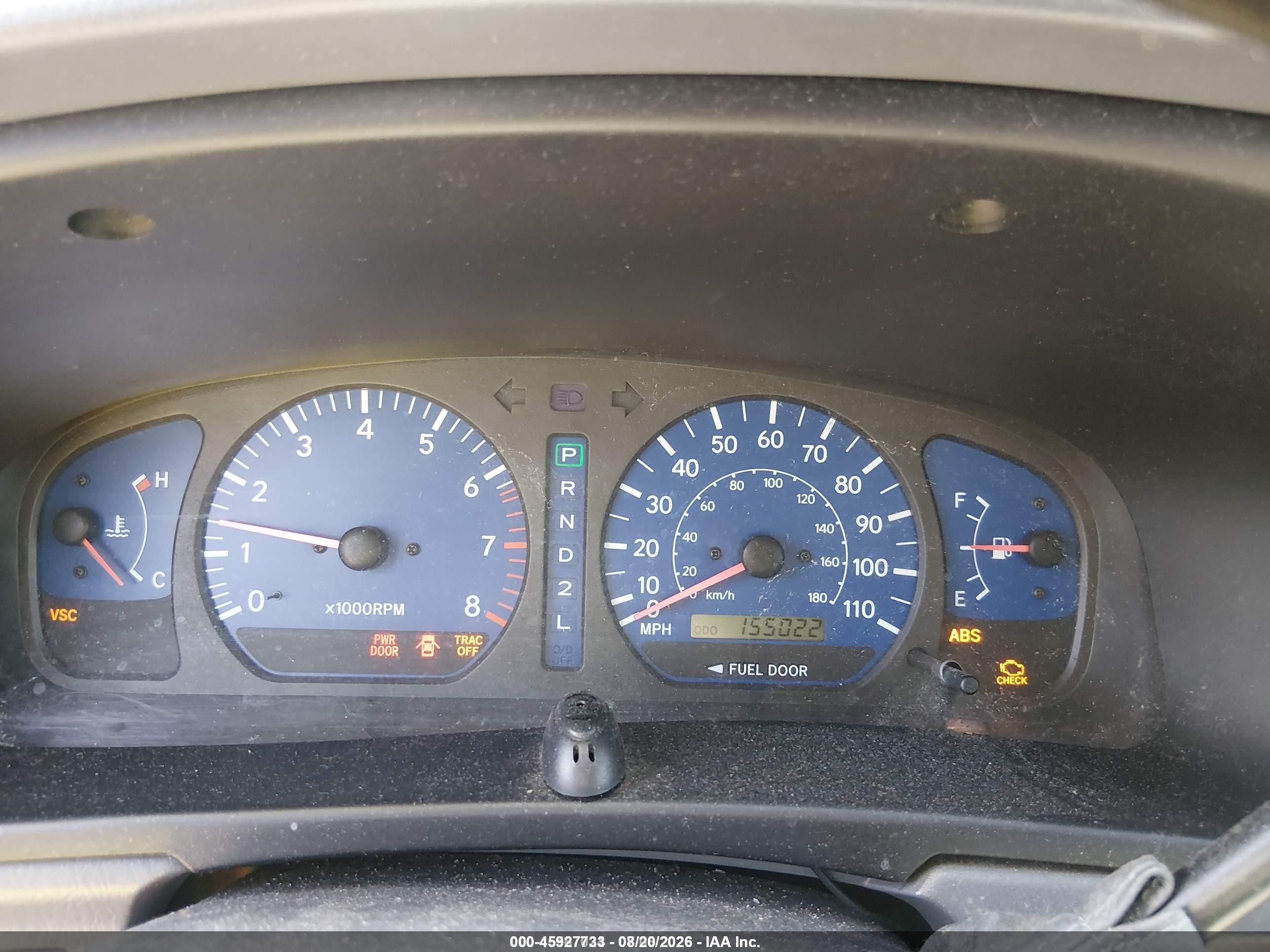 2002 Toyota Sienna Xle Green vin: 4T3ZF13C72U507123