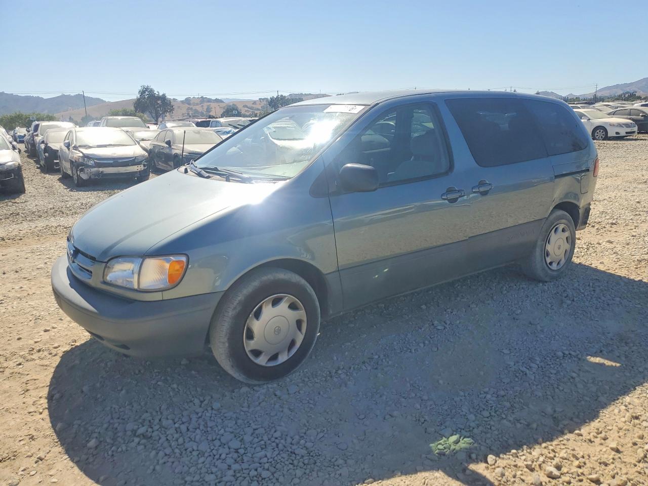 1998 Toyota Sienna Le Blue vin: 4T3ZF13C7WU084209