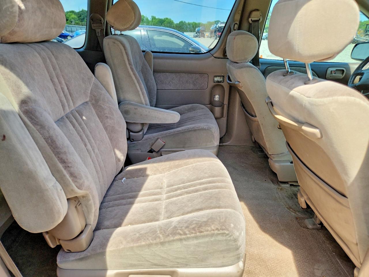 1999 Toyota Sienna Xle Green vin: 4T3ZF13C7XU121986