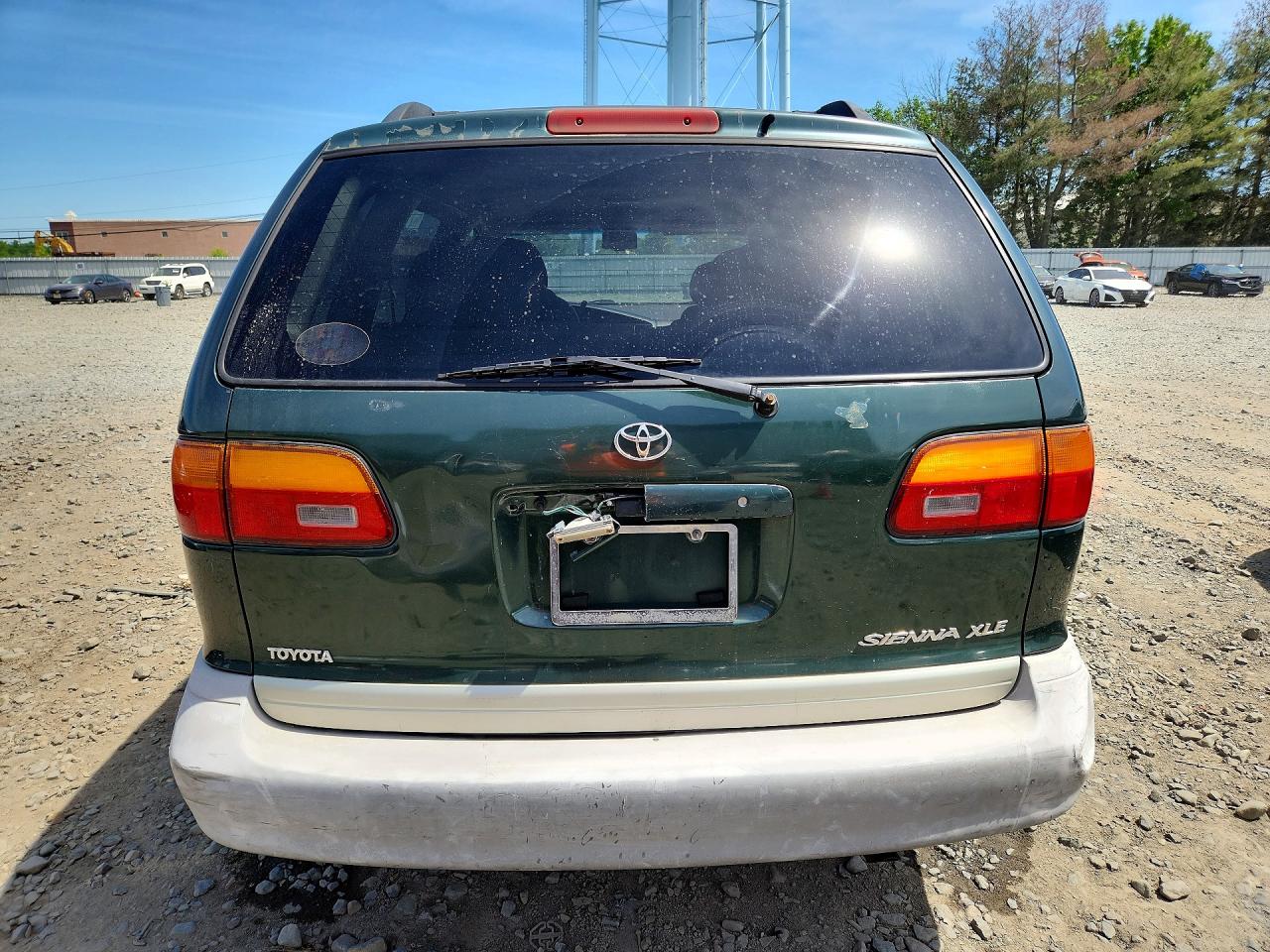 1999 Toyota Sienna Xle Green vin: 4T3ZF13C7XU121986
