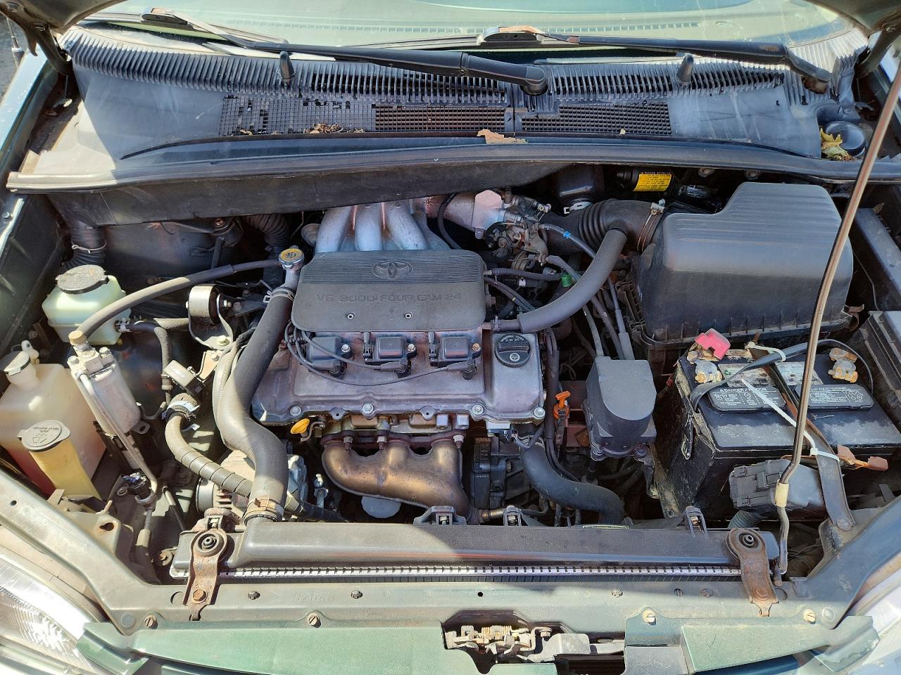 1999 Toyota Sienna Xle Green vin: 4T3ZF13C7XU121986