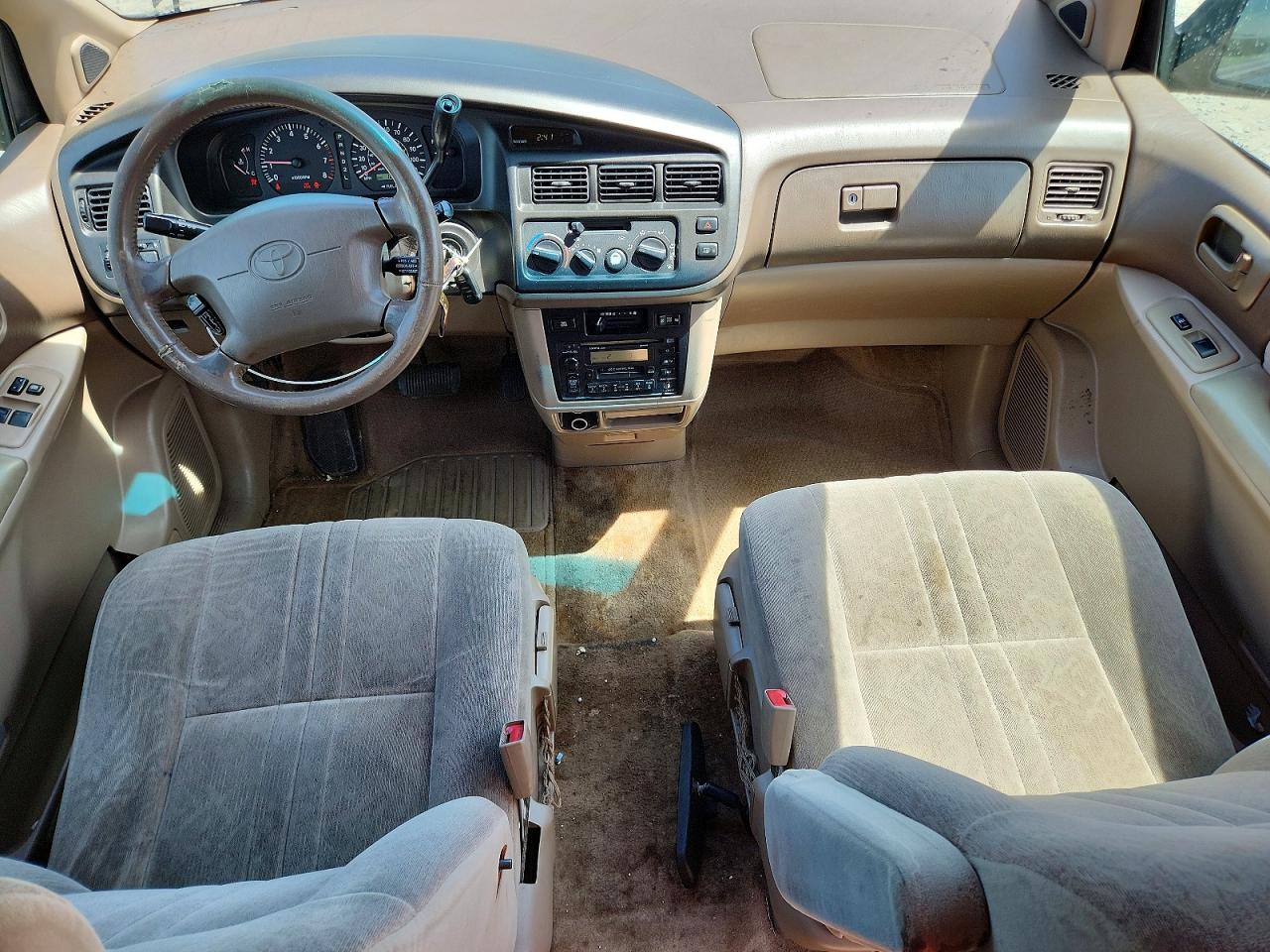 1999 Toyota Sienna Xle Green vin: 4T3ZF13C7XU121986