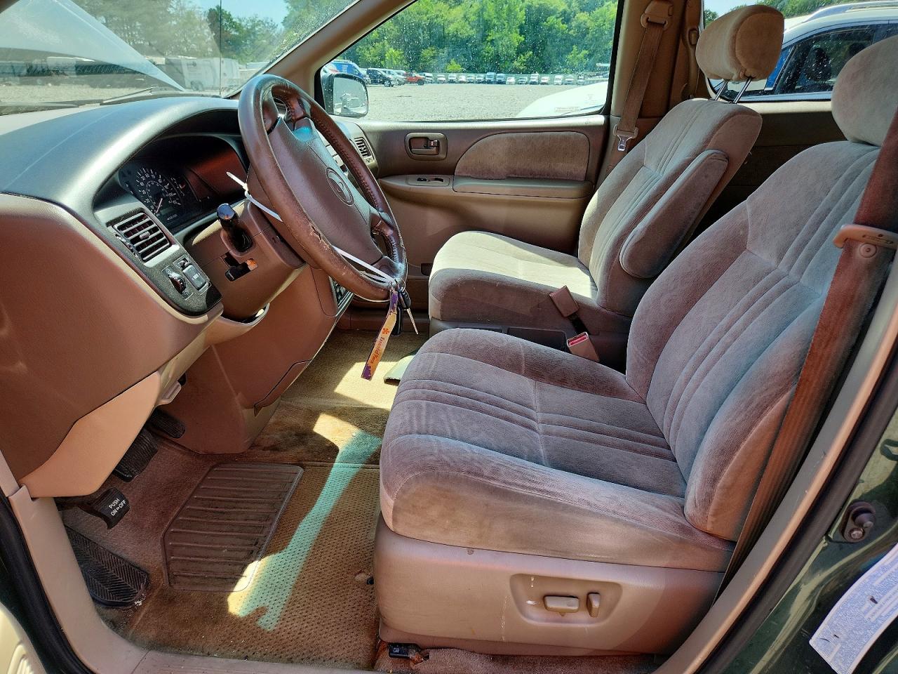 1999 Toyota Sienna Xle Green vin: 4T3ZF13C7XU121986