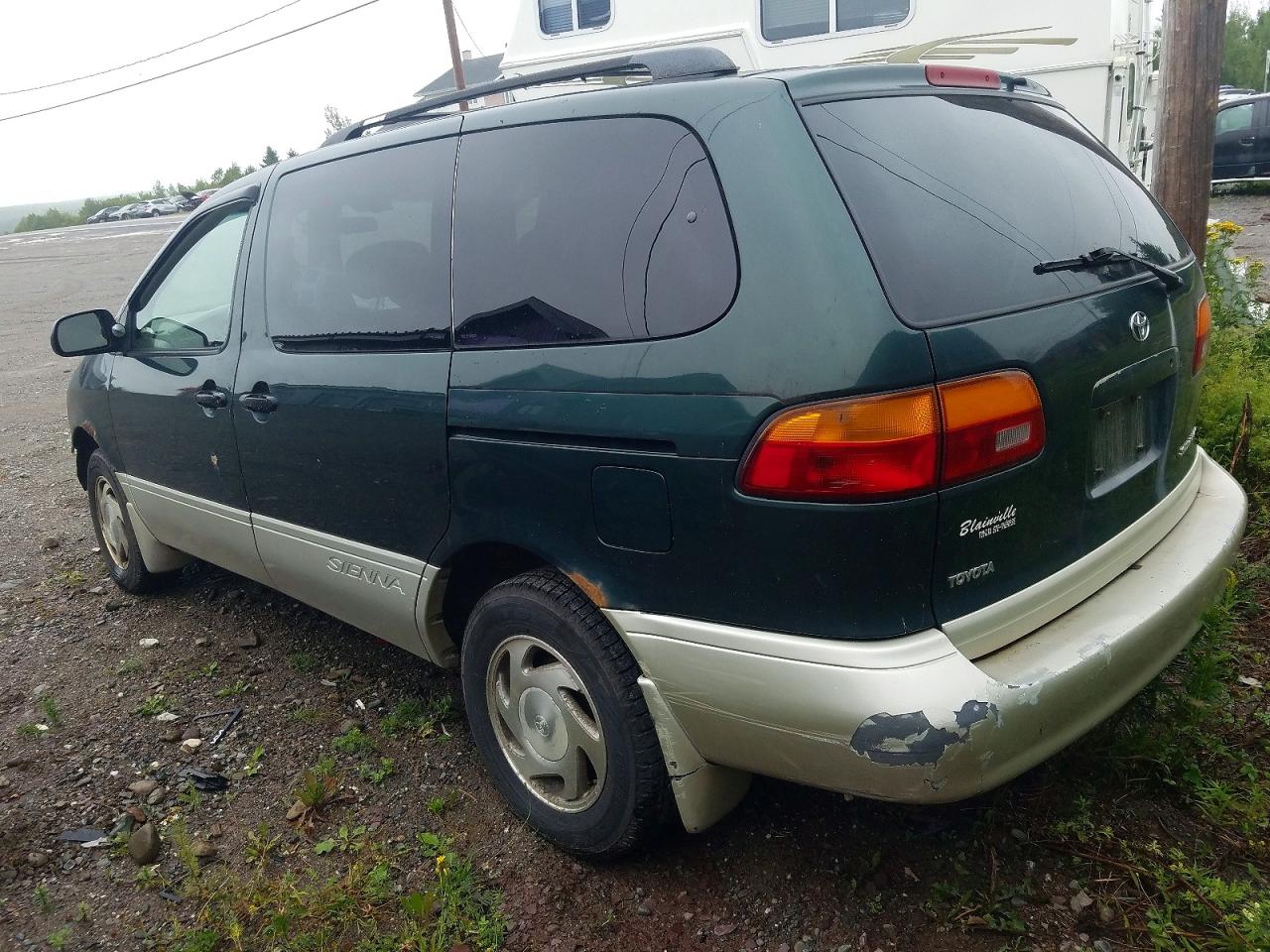 2000 Toyota Sienna Le Green vin: 4T3ZF13C7YU293601