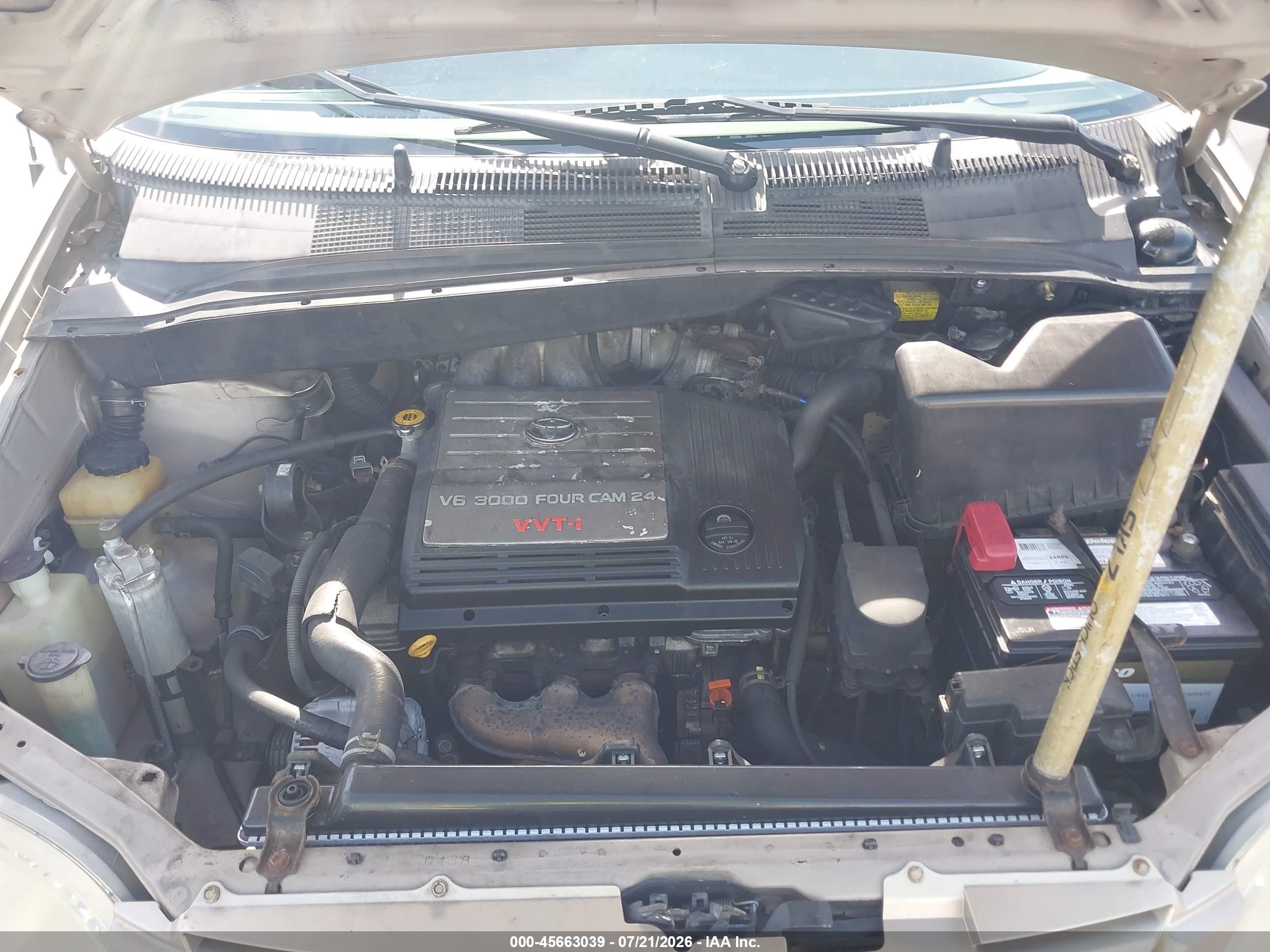 2001 Toyota Sienna Le Gold vin: 4T3ZF13C81U350281