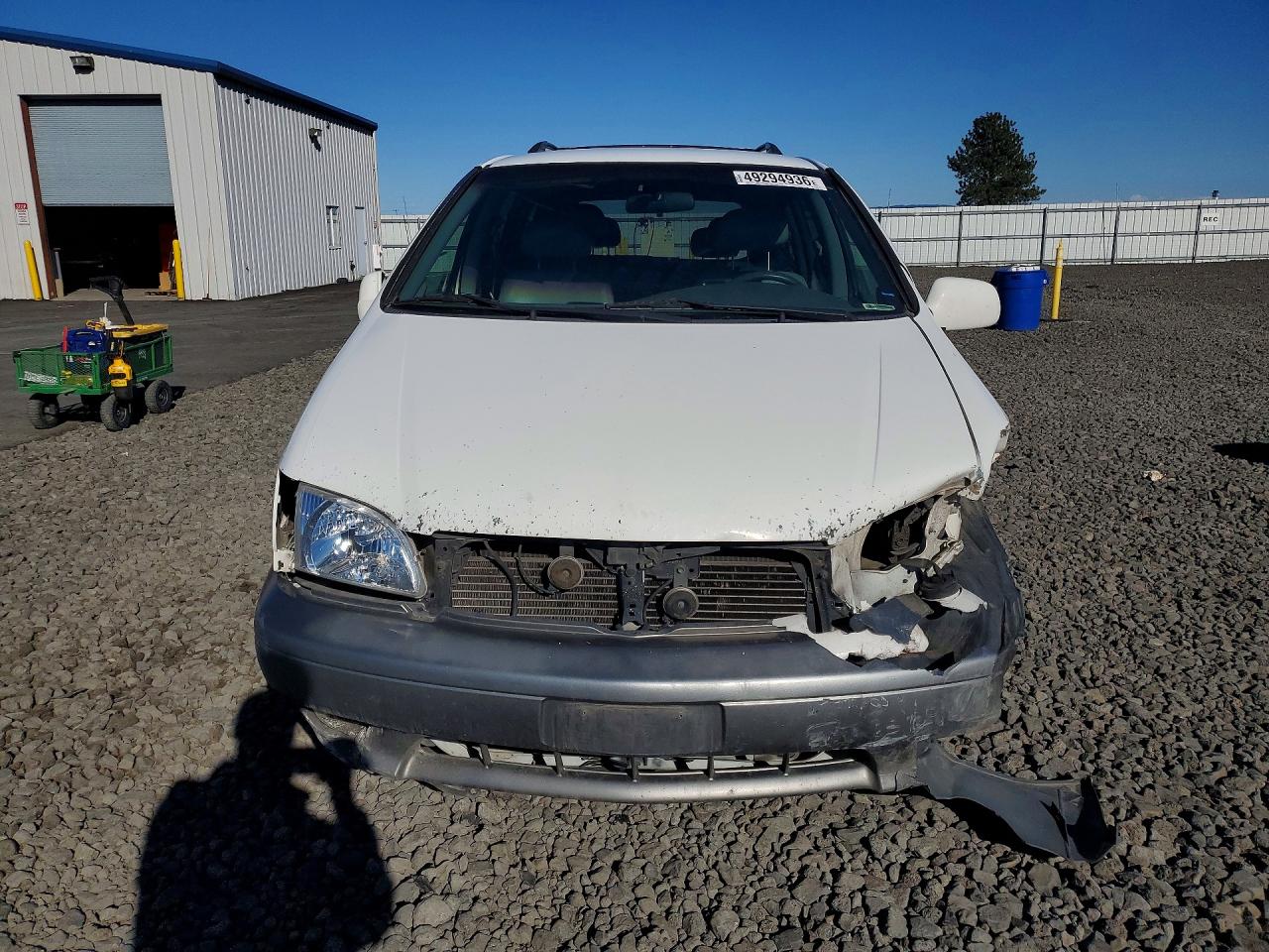 2002 Toyota Sienna Xle White vin: 4T3ZF13C82U444386