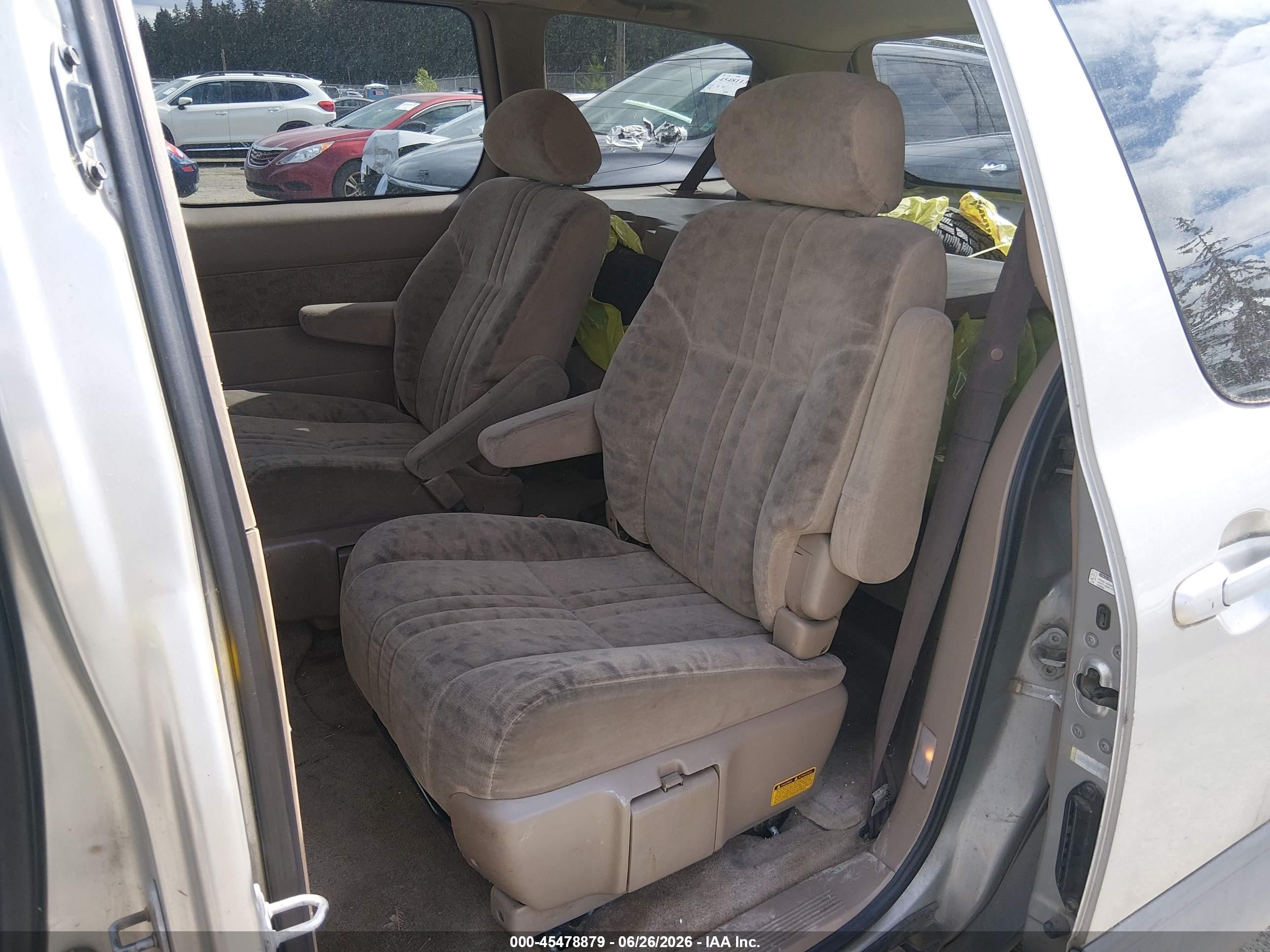 2002 Toyota Sienna Le/xle Beige vin: 4T3ZF13C92U420808