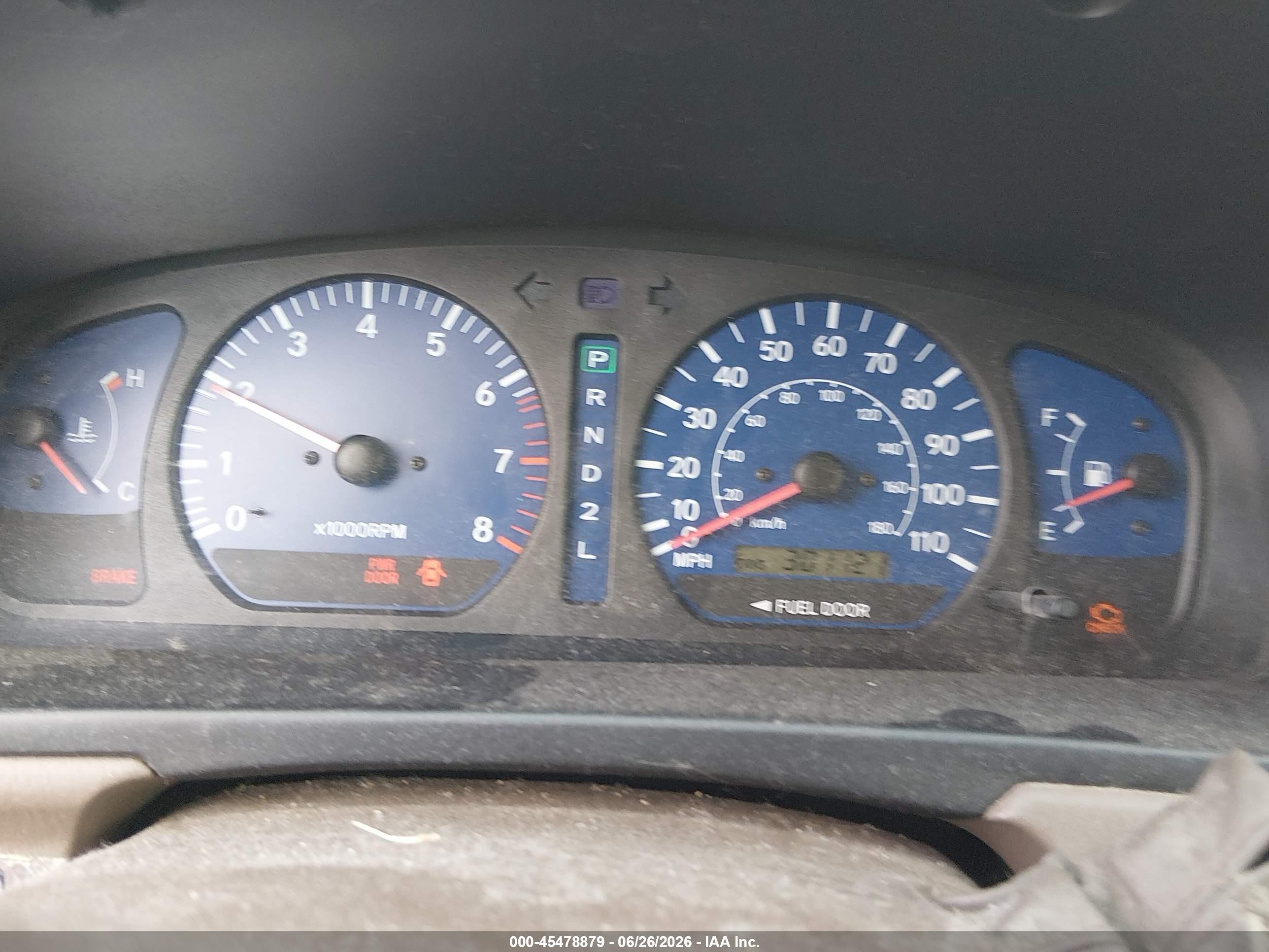 2002 Toyota Sienna Le/xle Beige vin: 4T3ZF13C92U420808