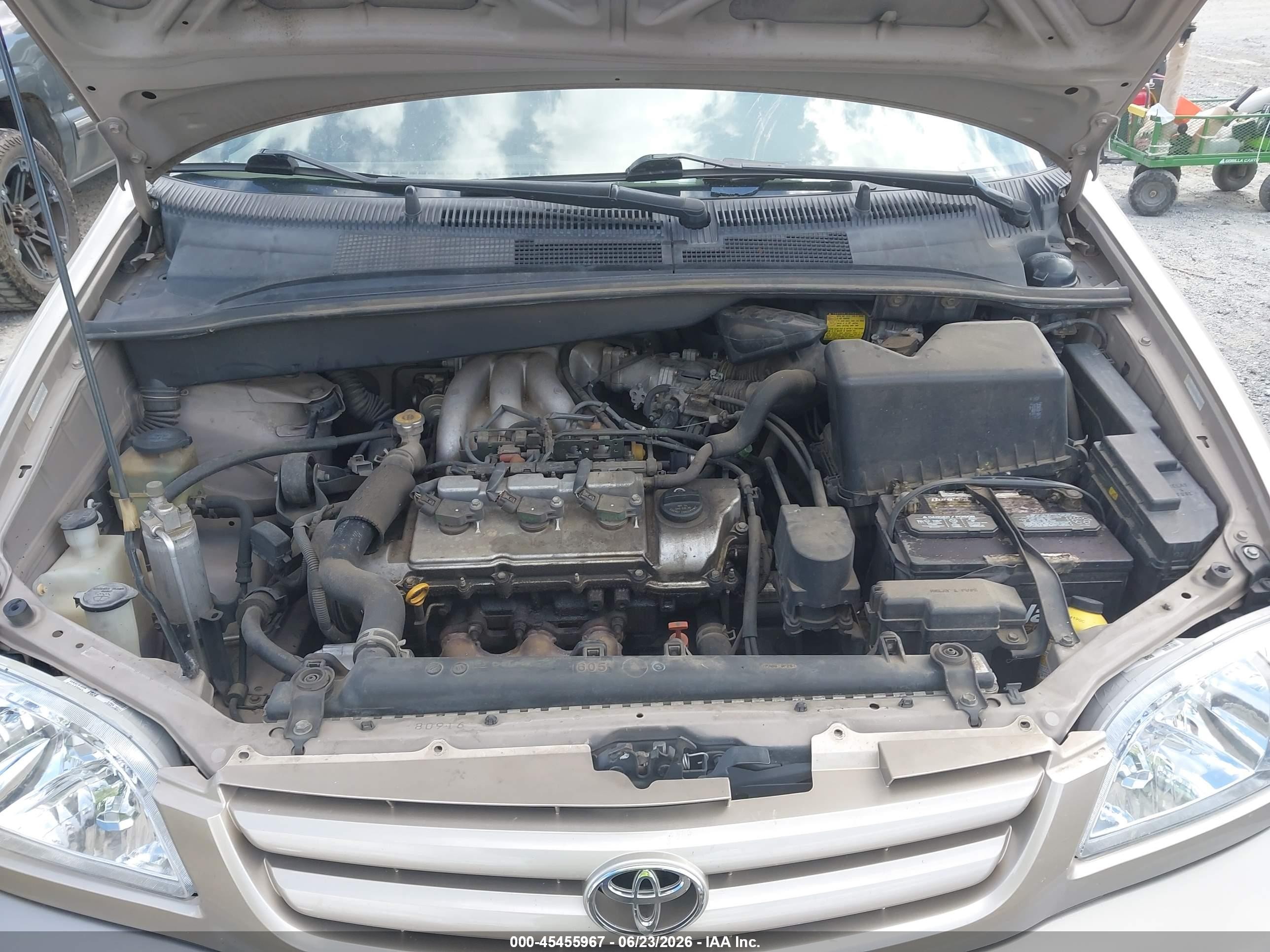 2003 Toyota Sienna Le Tan vin: 4T3ZF13C93U520716