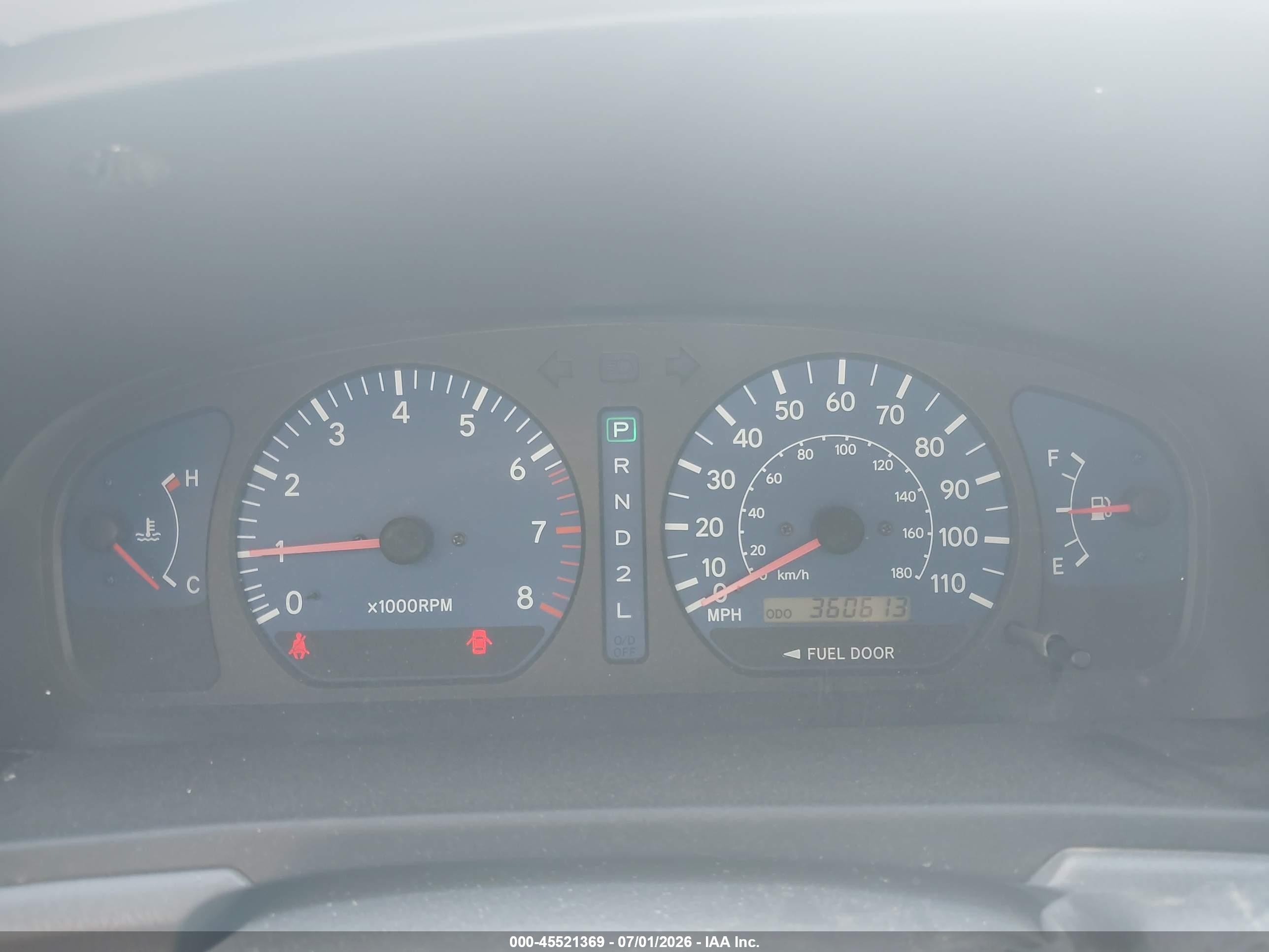 2003 Toyota Sienna Le Blue vin: 4T3ZF13C93U546880