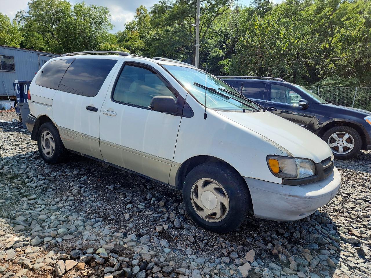 1998 Toyota Sienna Xle White vin: 4T3ZF13C9WU056833