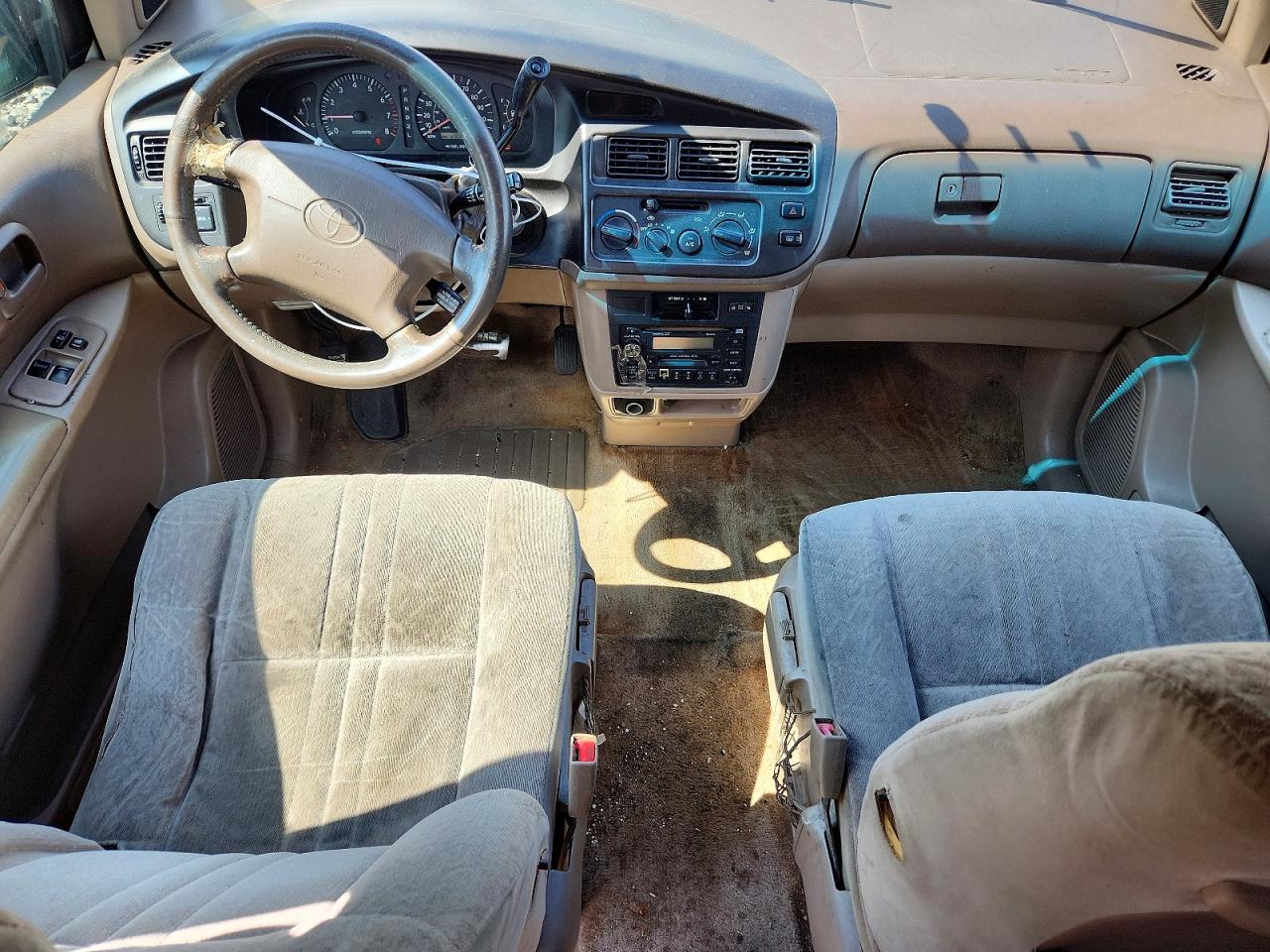 1998 Toyota Sienna Xle White vin: 4T3ZF13C9WU056833