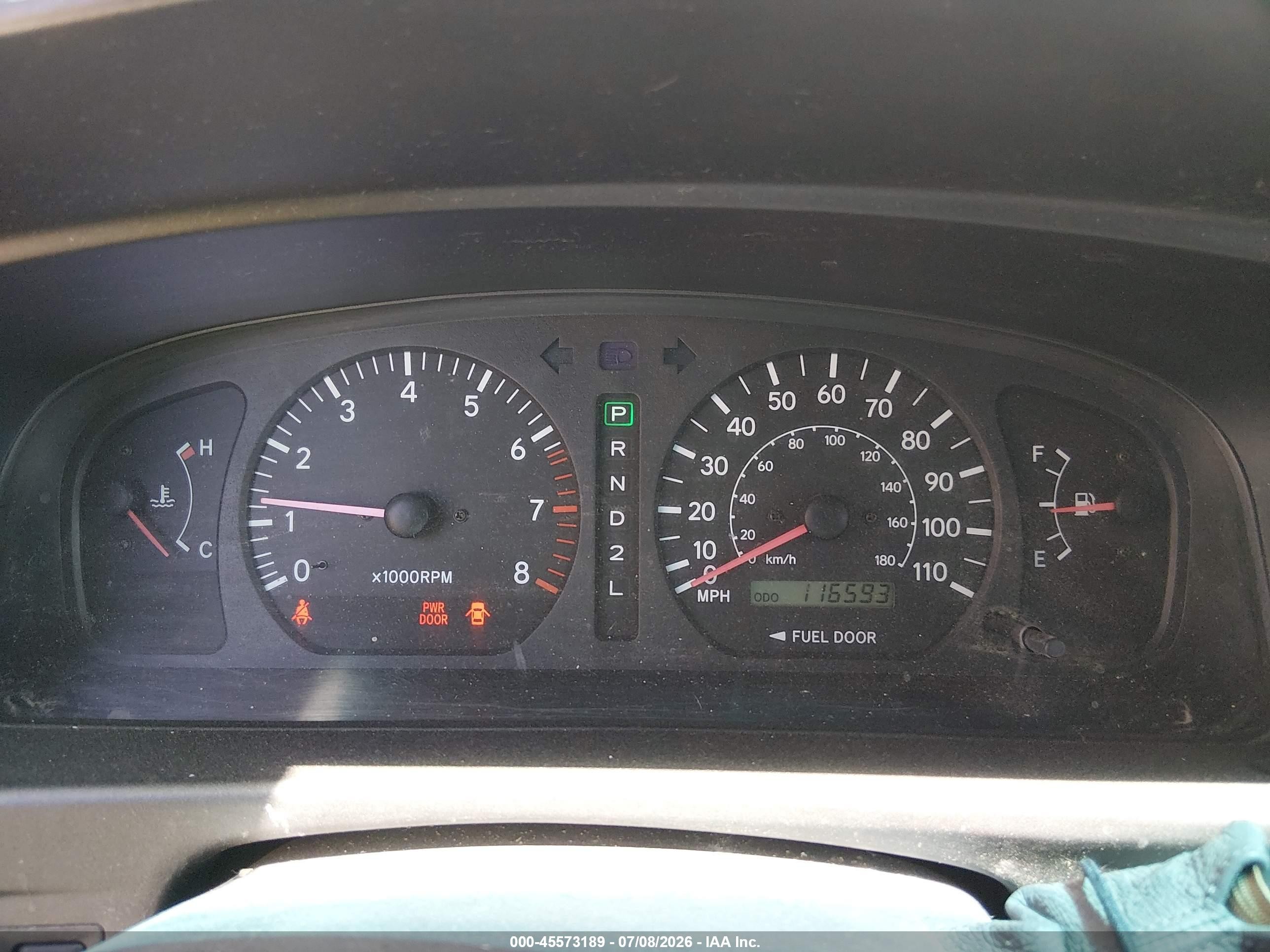 1999 Toyota Sienna Le Green vin: 4T3ZF13C9XU133511
