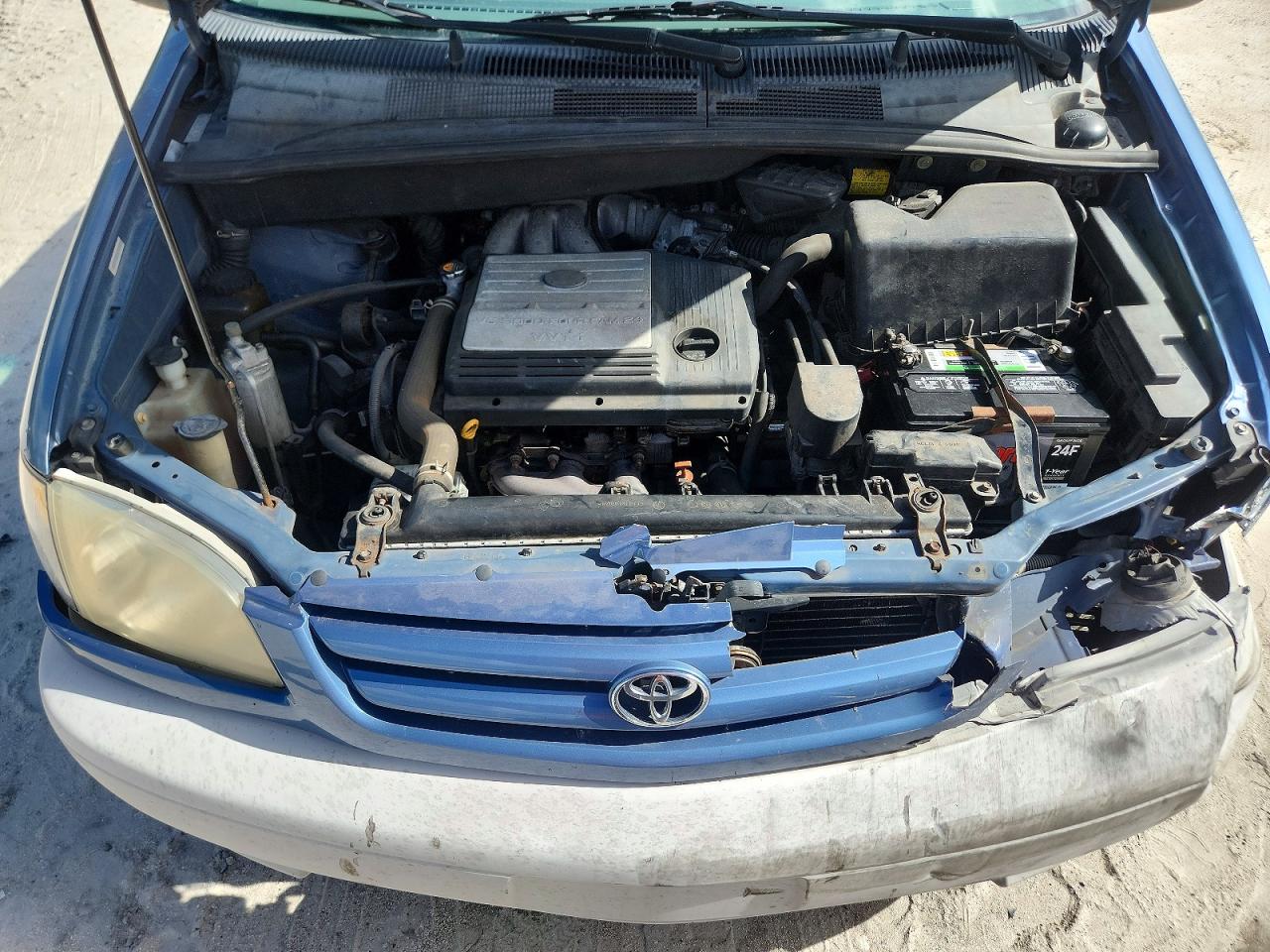 2001 Toyota Sienna Le Blue vin: 4T3ZF13CX1U342568