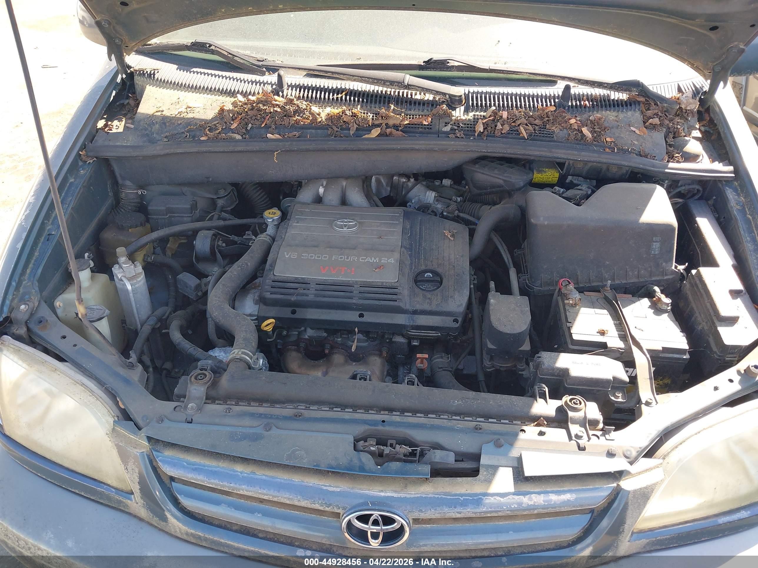 2002 Toyota Sienna Le/xle Green vin: 4T3ZF13CX2U441294