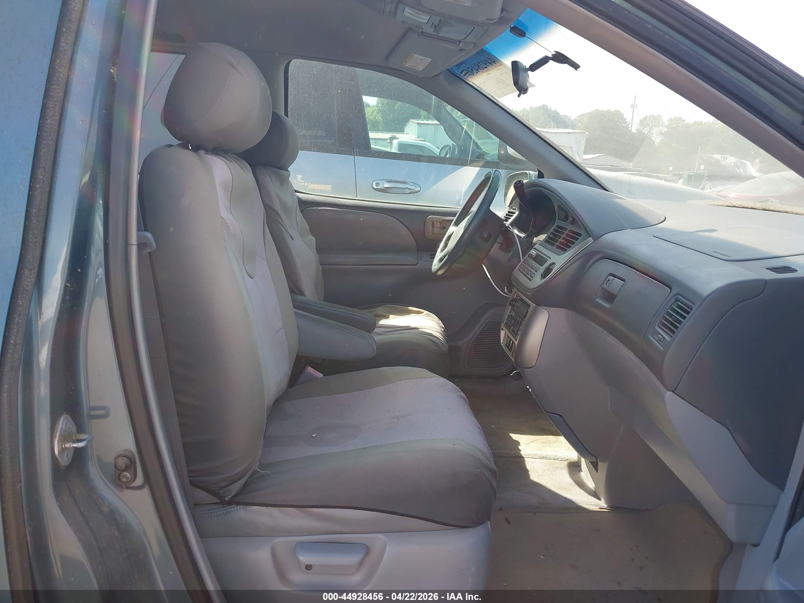 2002 Toyota Sienna Le/xle Green vin: 4T3ZF13CX2U441294