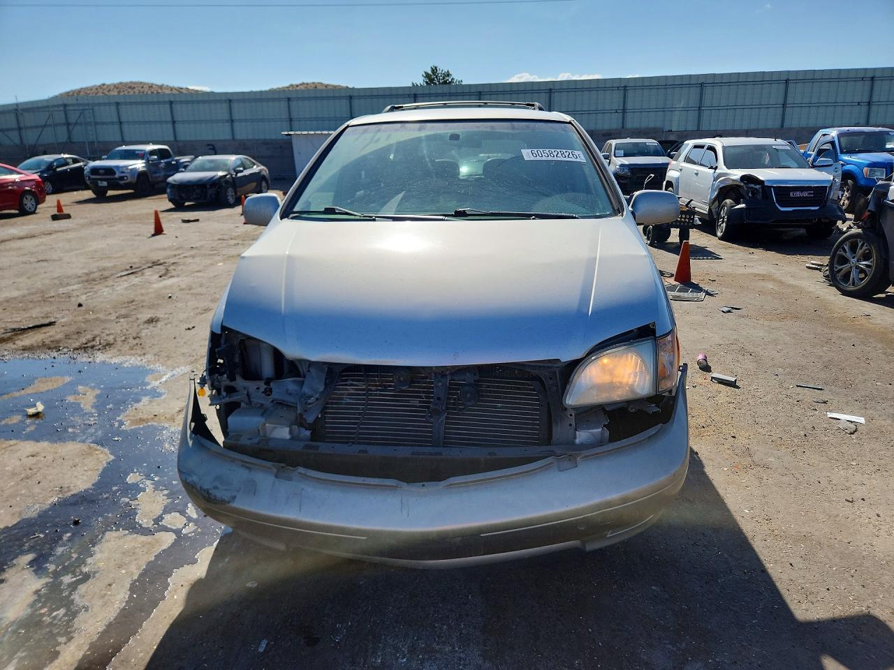 2002 Toyota Sienna Xle Silver vin: 4T3ZF13CX2U462758