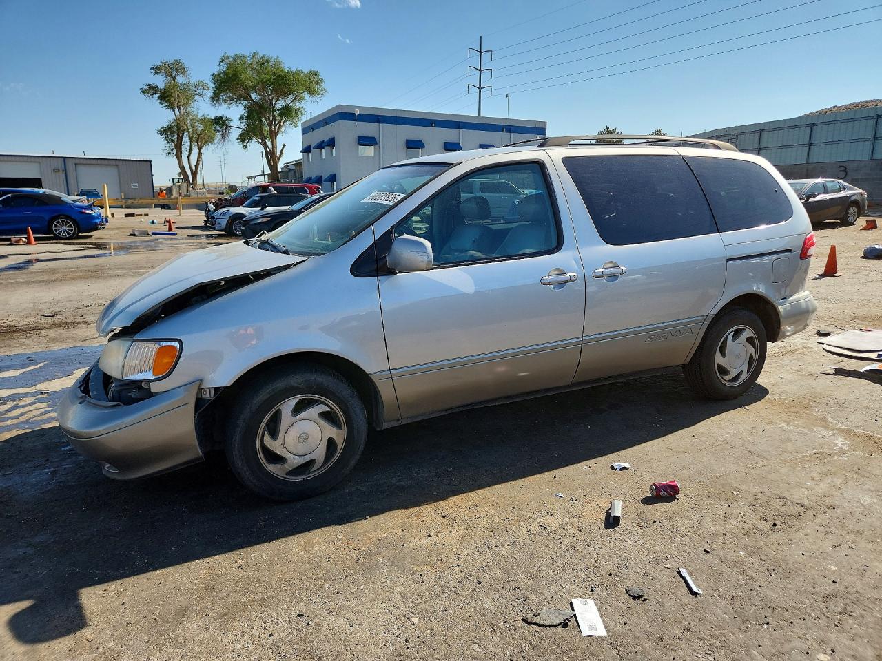 2002 Toyota Sienna Xle Silver vin: 4T3ZF13CX2U462758
