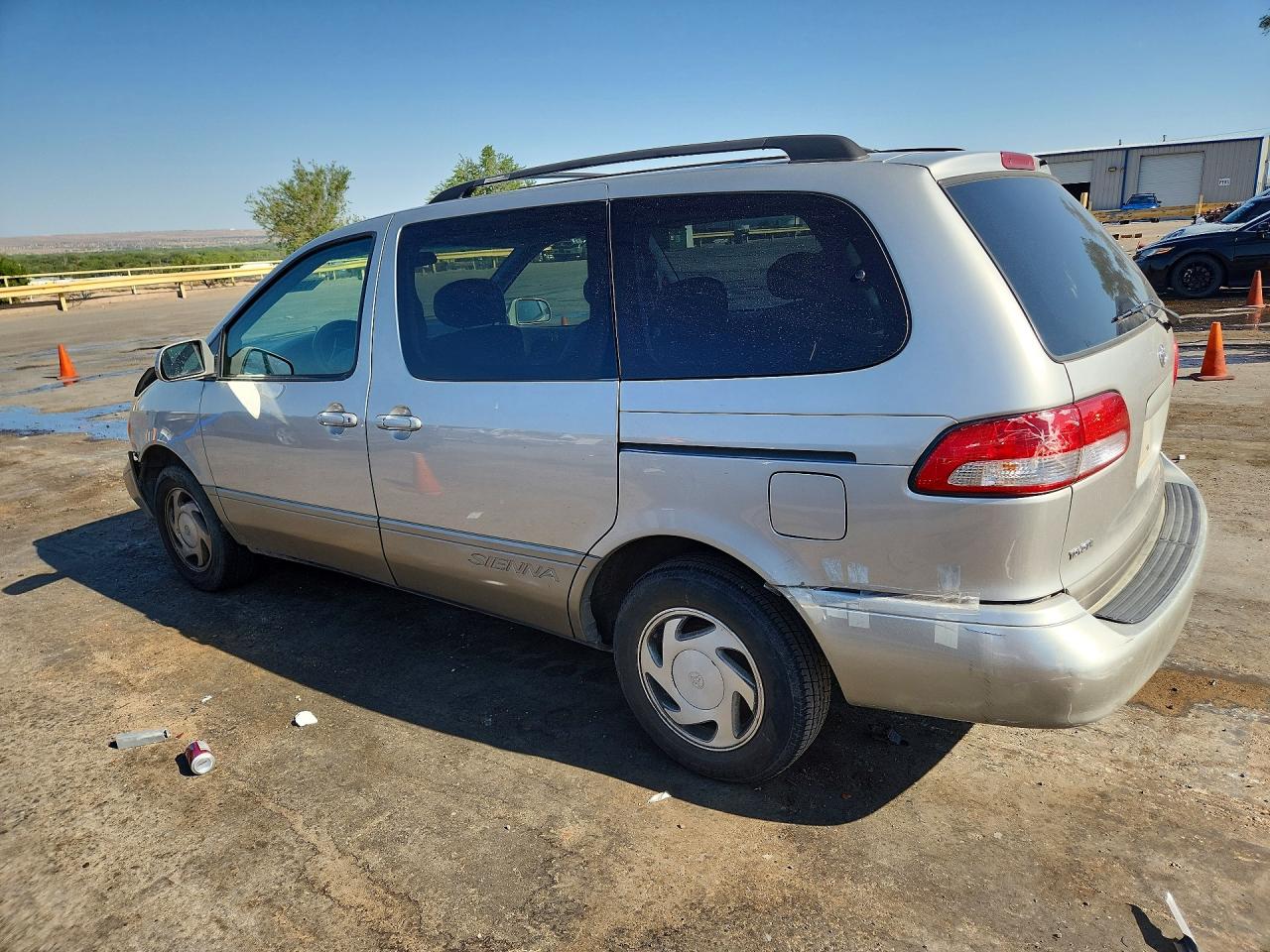 2002 Toyota Sienna Xle Silver vin: 4T3ZF13CX2U462758