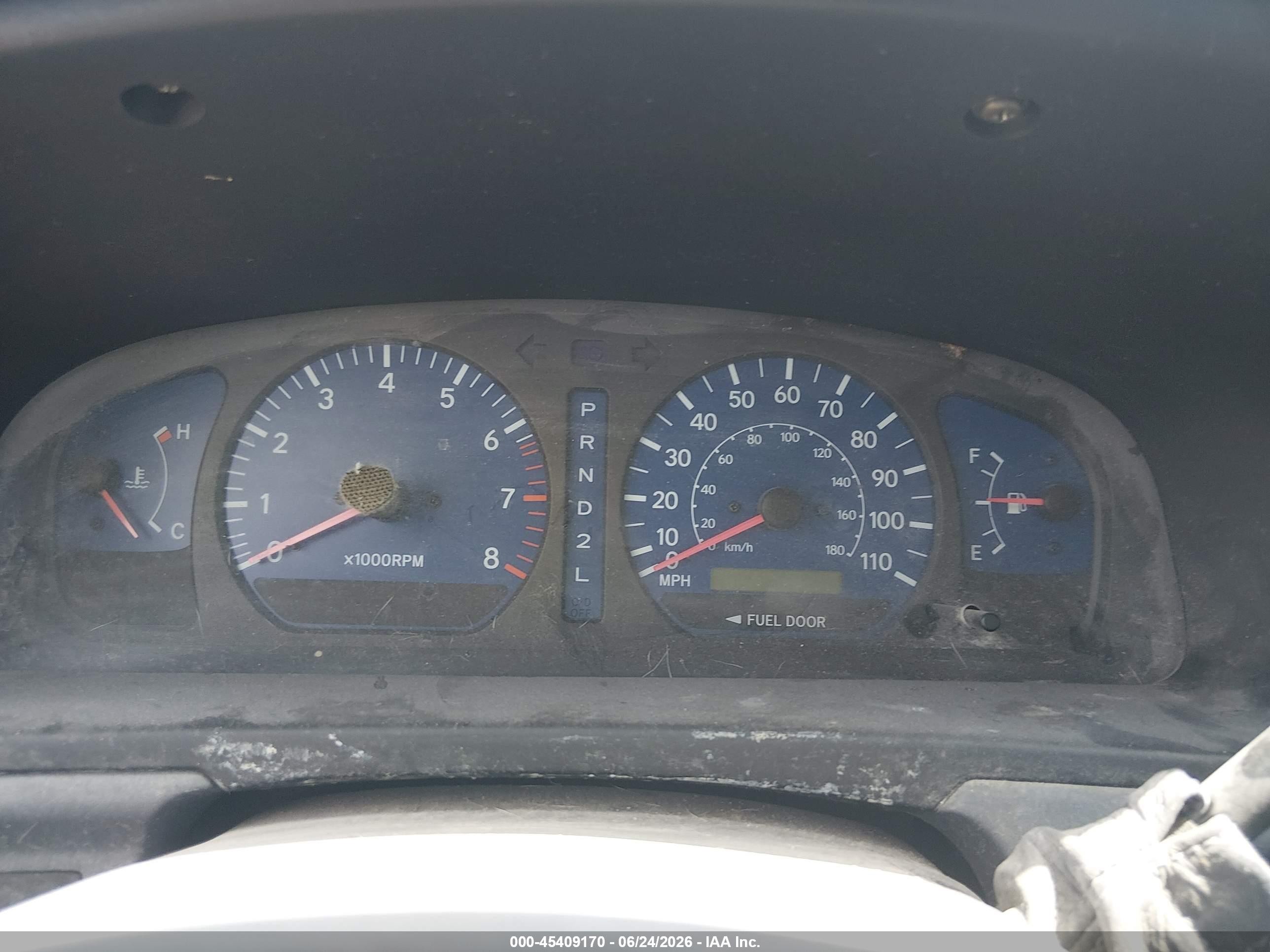 2002 Toyota Sienna Le Blue vin: 4T3ZF13CX2U498126
