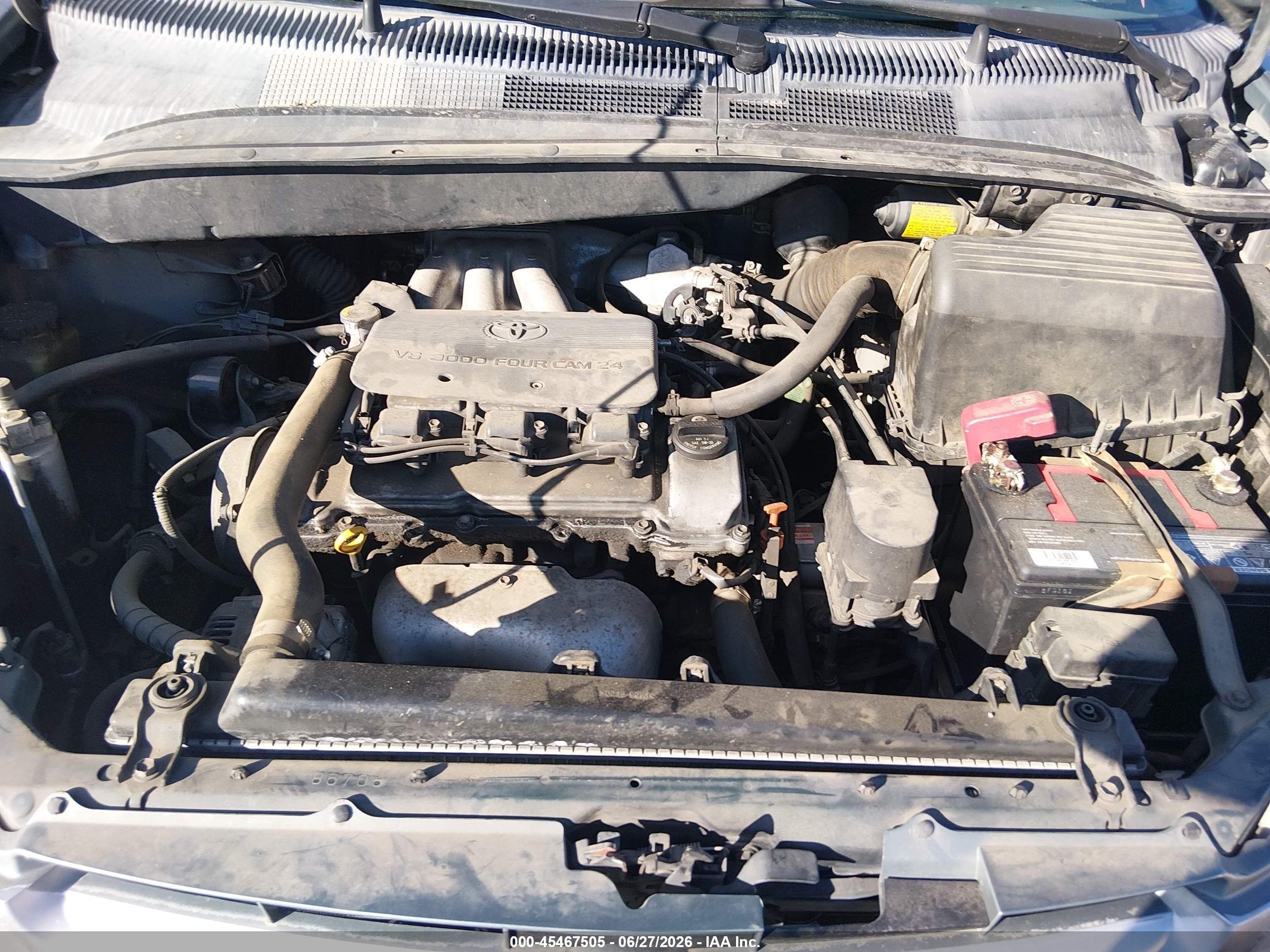 2000 Toyota Sienna Xle Green vin: 4T3ZF13CXYU205592