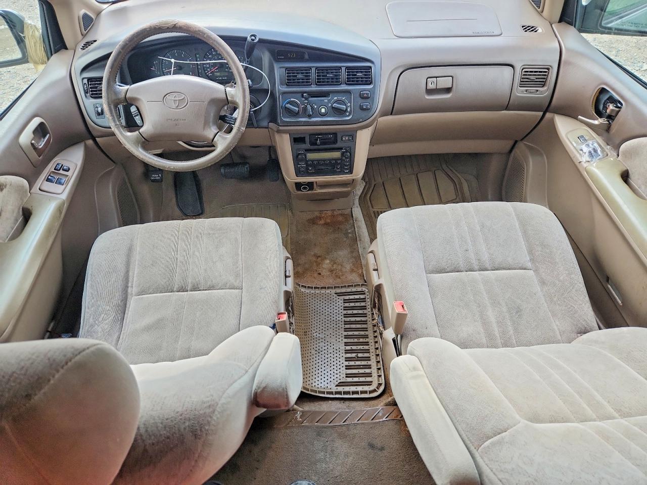 2000 Toyota Sienna Xle Бирюзовый vin: 4T3ZF13CXYU250452