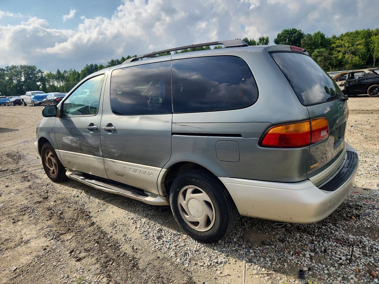 2000 Toyota Sienna Xle Бирюзовый vin: 4T3ZF13CXYU250452