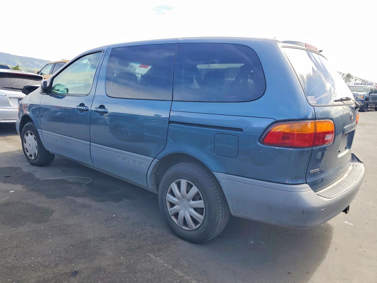 2000 Toyota Sienna Ce Blue vin: 4T3ZF19C0YU262777