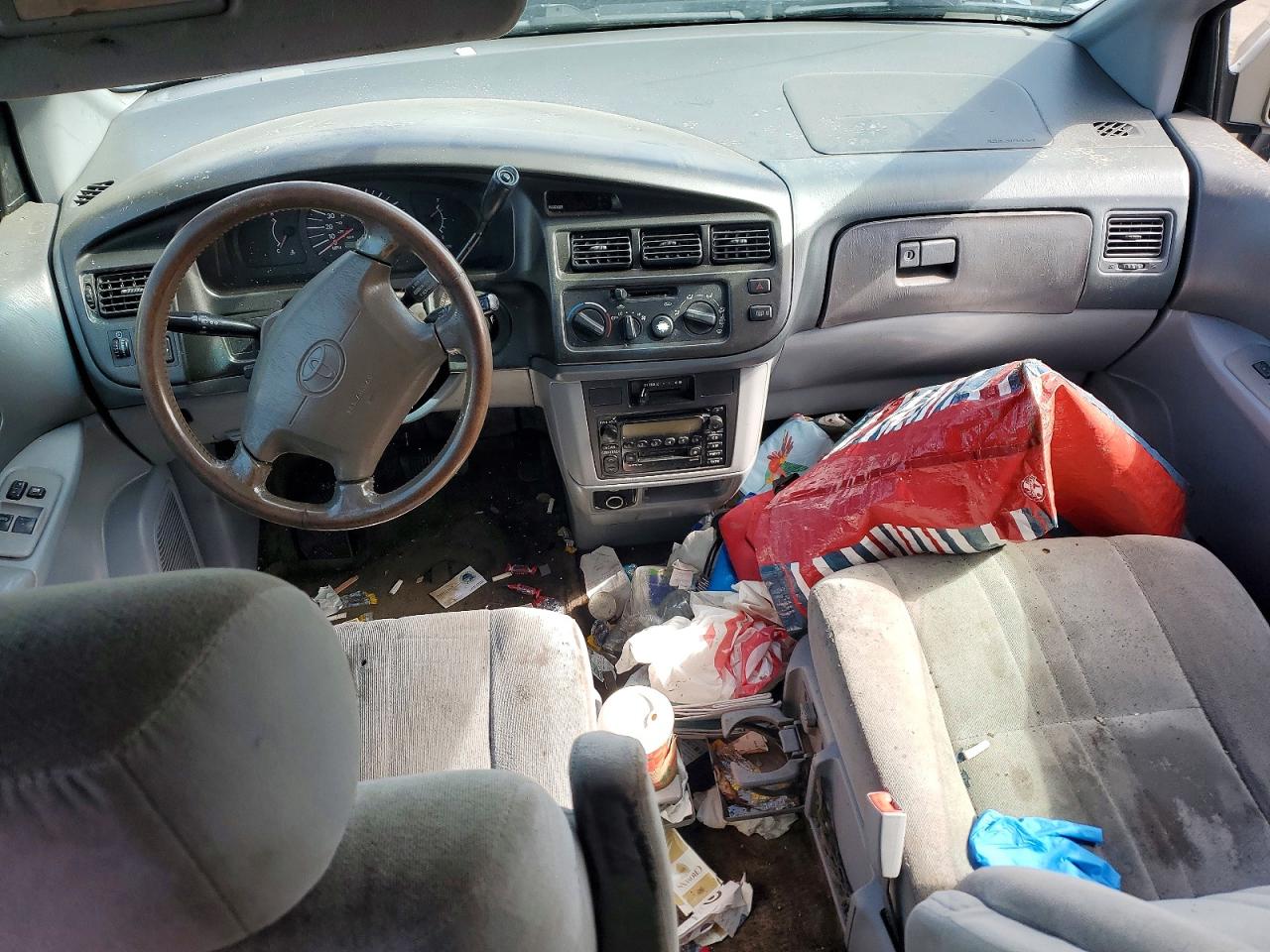 2000 Toyota Sienna Ce Blue vin: 4T3ZF19C0YU262777