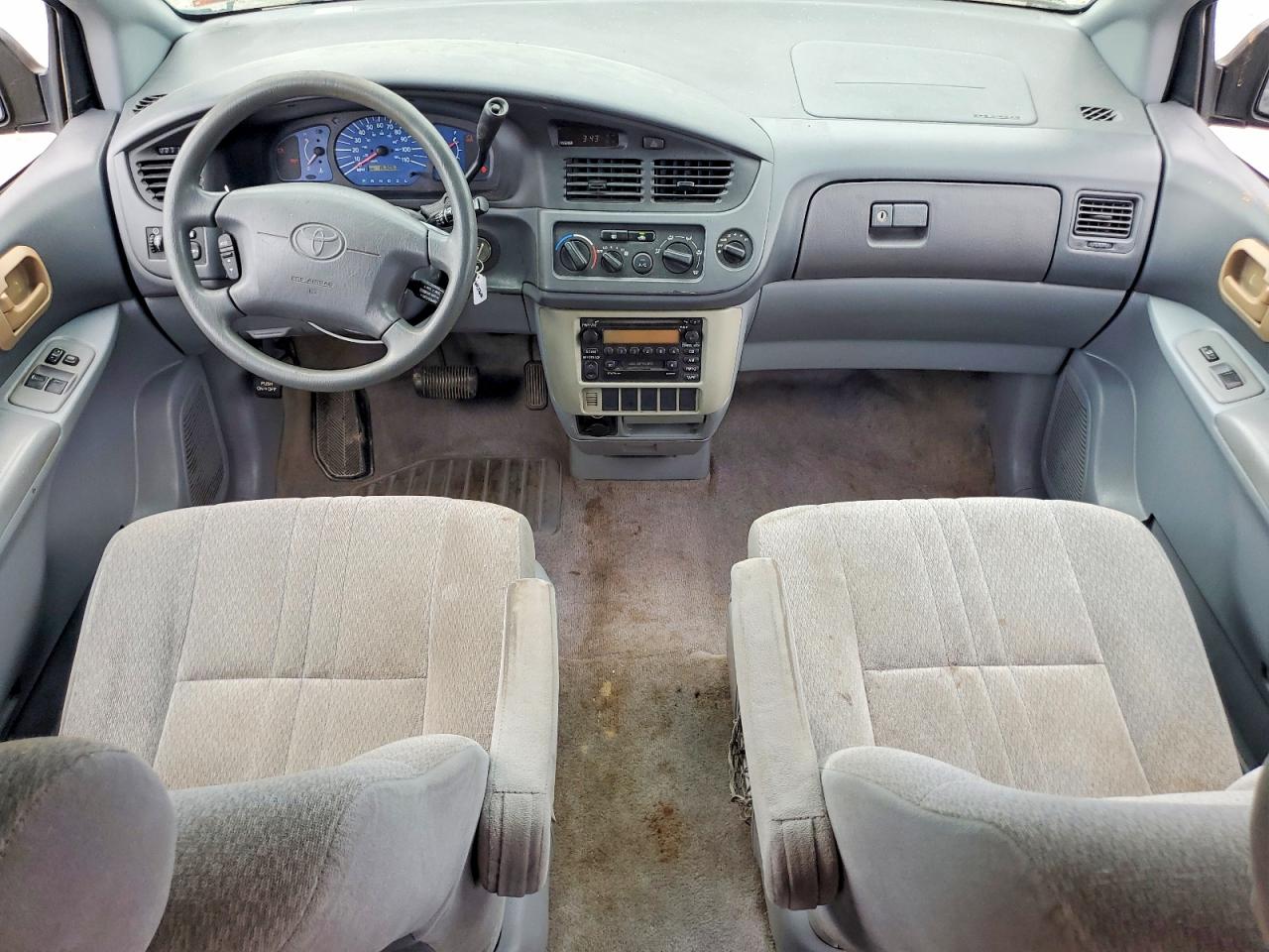 2001 Toyota Sienna Ce Blue vin: 4T3ZF19C11U366457