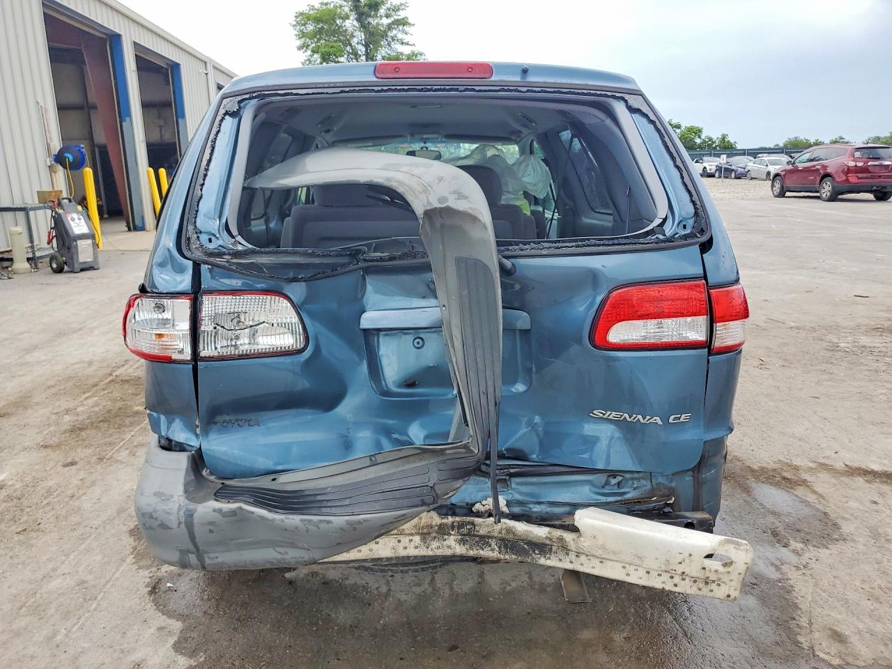 2001 Toyota Sienna Ce Blue vin: 4T3ZF19C11U366457