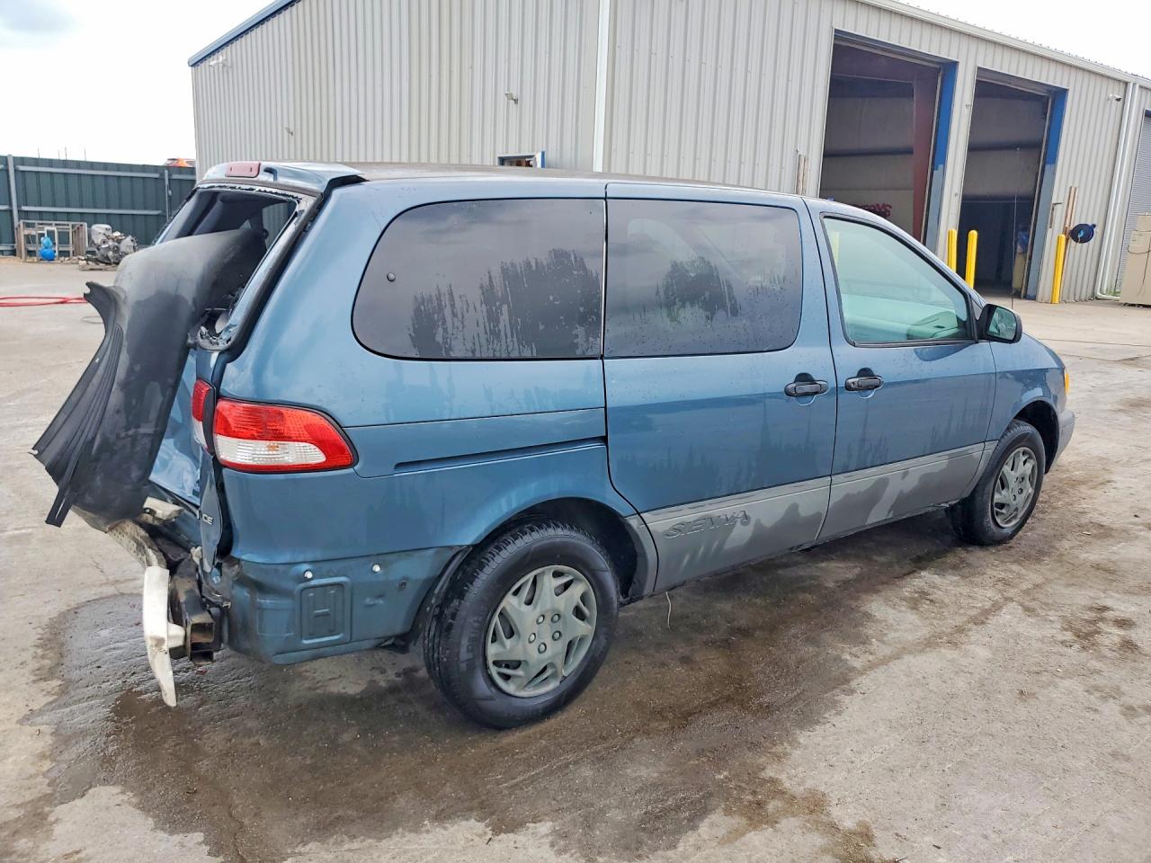 2001 Toyota Sienna Ce Blue vin: 4T3ZF19C11U366457