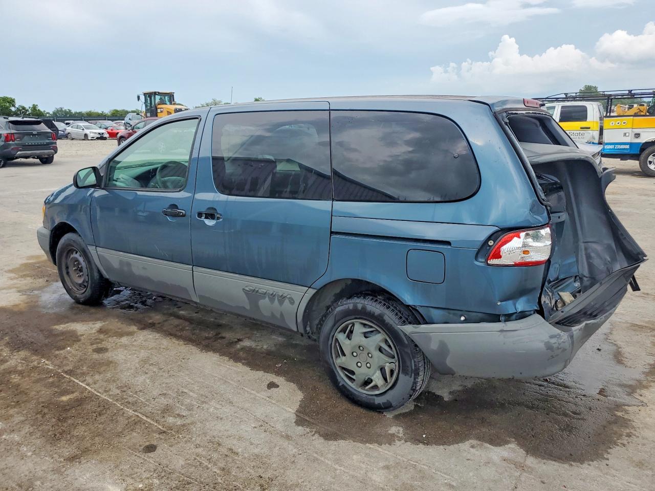 2001 Toyota Sienna Ce Blue vin: 4T3ZF19C11U366457