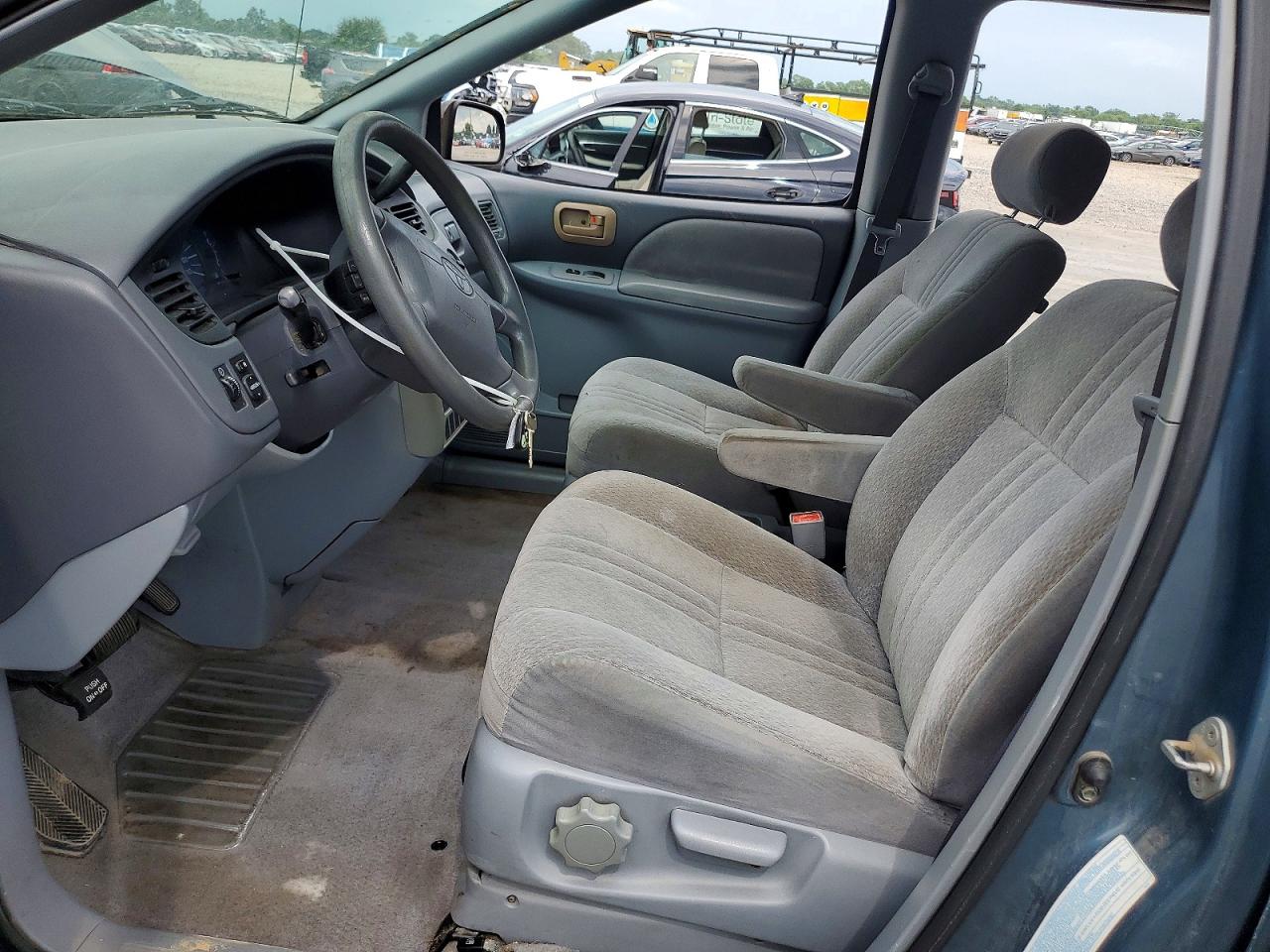 2001 Toyota Sienna Ce Blue vin: 4T3ZF19C11U366457