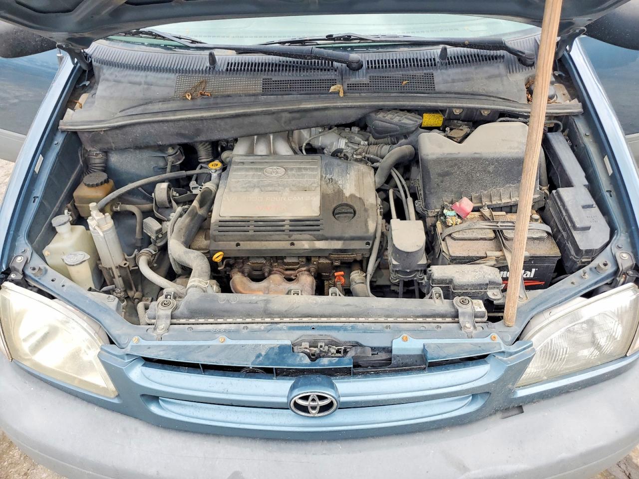 2001 Toyota Sienna Ce Blue vin: 4T3ZF19C11U366457