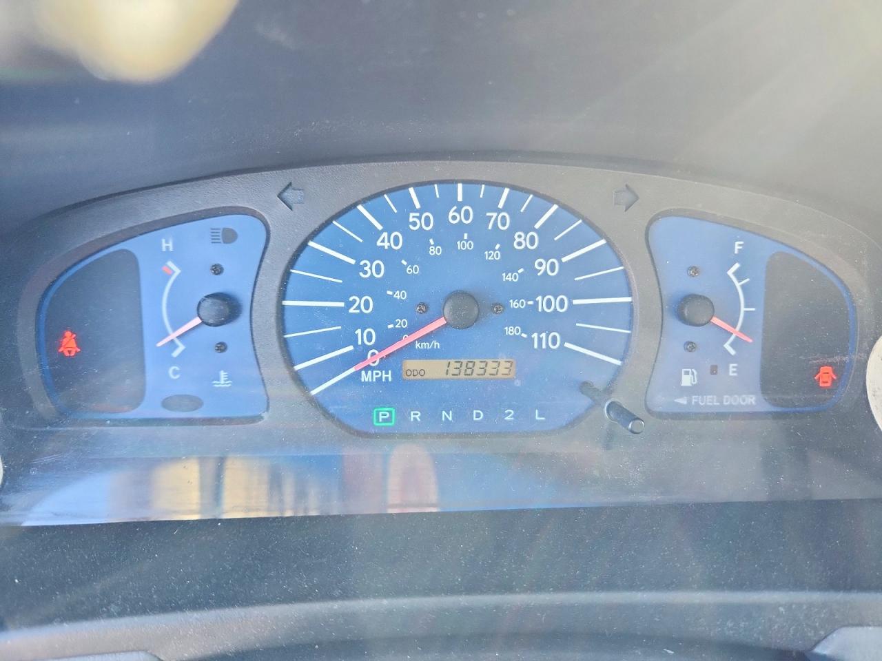 2002 Toyota Sienna Ce Blue vin: 4T3ZF19C12U498894