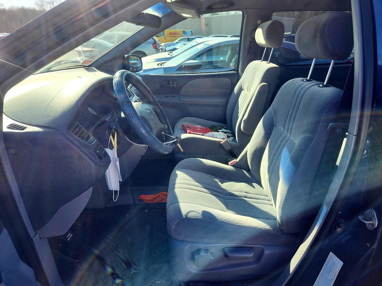 2002 Toyota Sienna Ce Blue vin: 4T3ZF19C12U498894