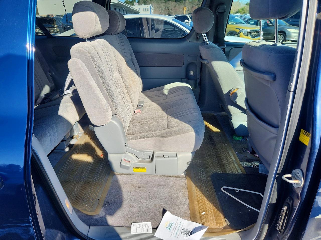 2002 Toyota Sienna Ce Blue vin: 4T3ZF19C12U498894