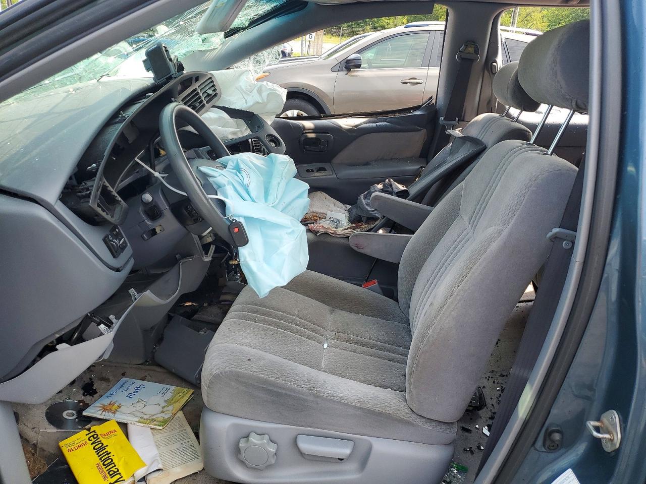 2003 Toyota Sienna Ce Blue vin: 4T3ZF19C13U550140