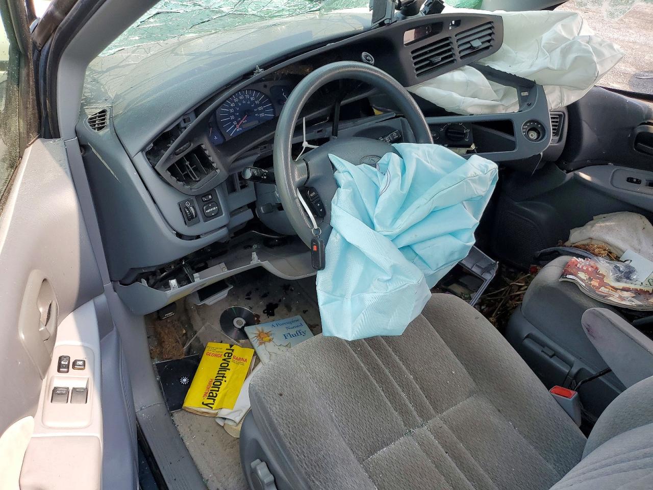2003 Toyota Sienna Ce Blue vin: 4T3ZF19C13U550140
