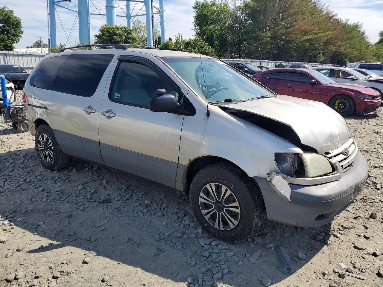 2003 Toyota Sienna Ce Tan vin: 4T3ZF19C13U551742