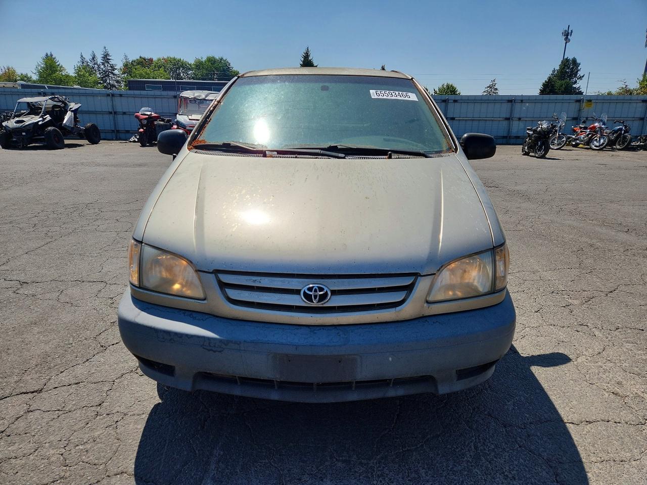 2001 Toyota Sienna Ce Beige vin: 4T3ZF19C31U328003