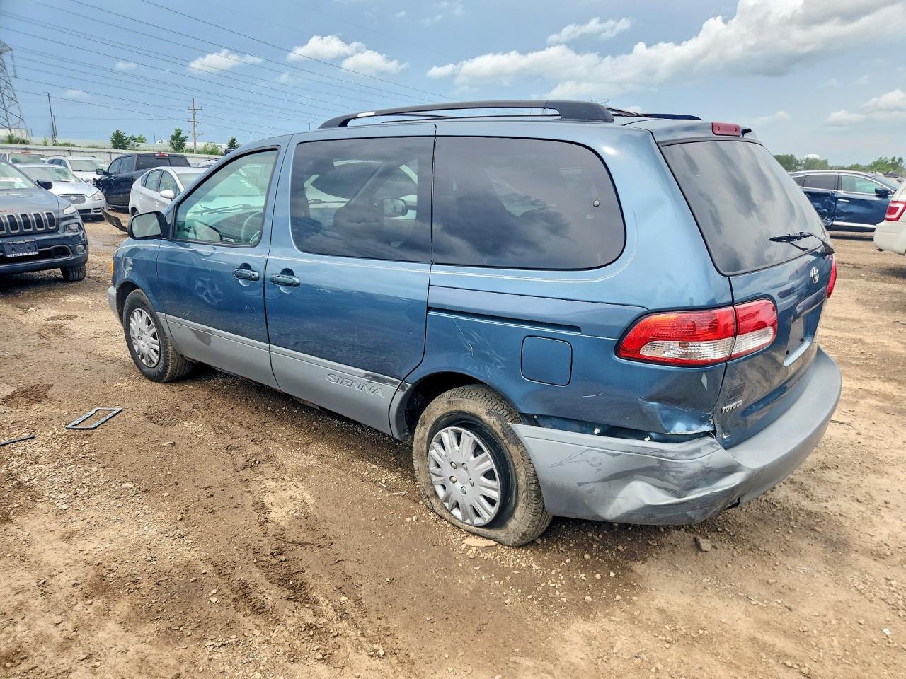 2002 Toyota Sienna Ce Teal vin: 4T3ZF19C32U506803