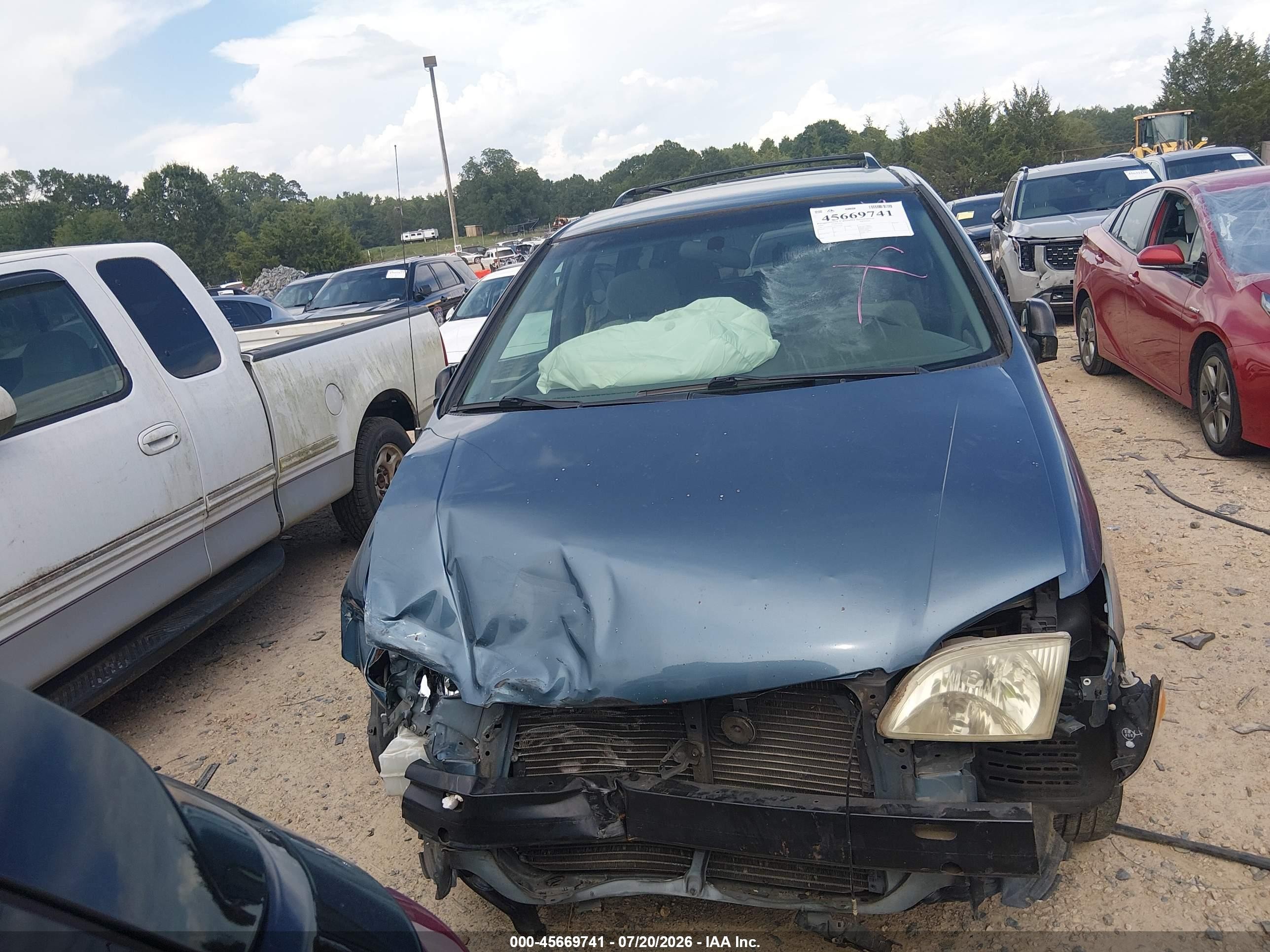 2003 Toyota Sienna Ce Blue vin: 4T3ZF19C33U516586