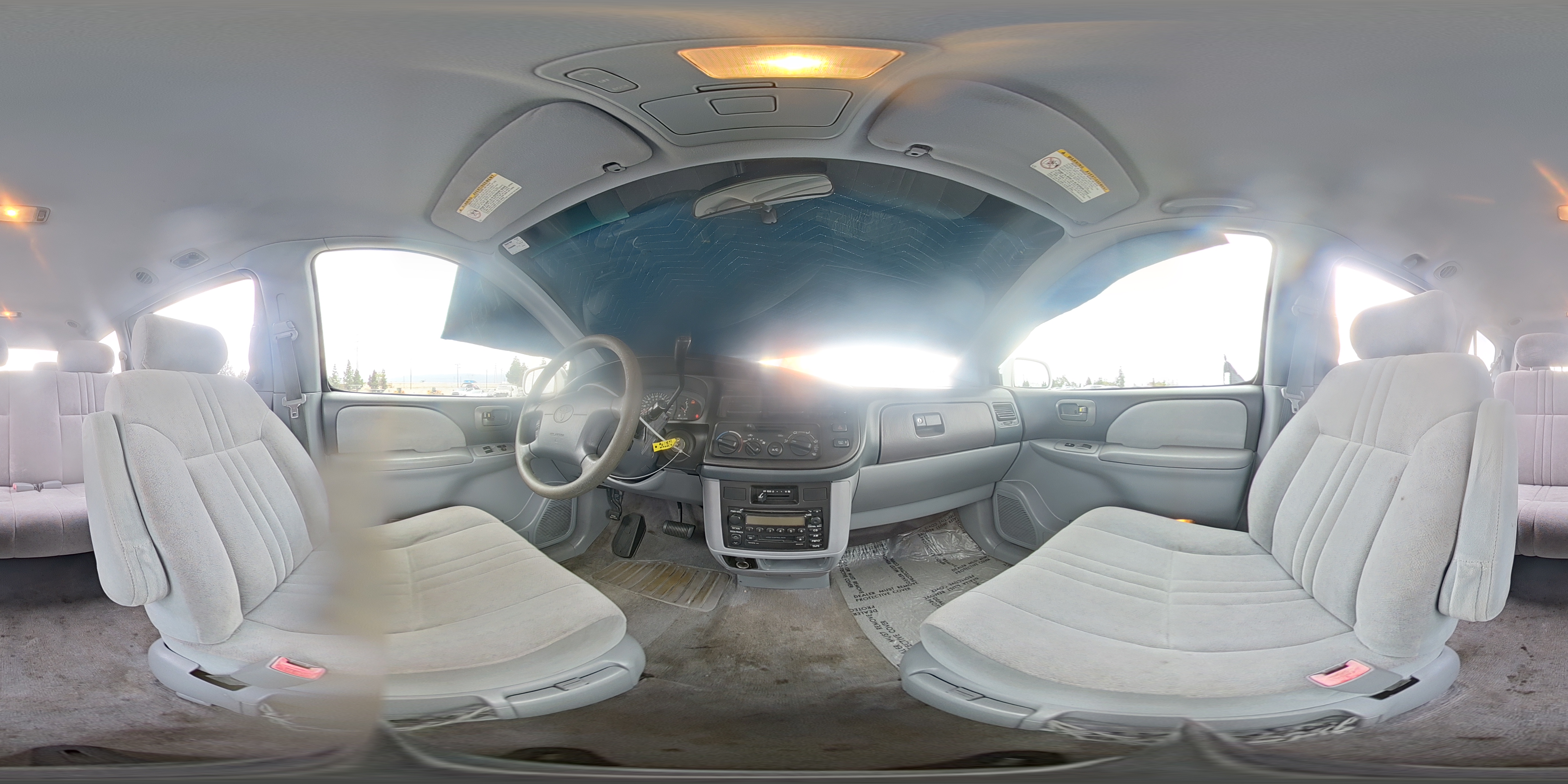 2000 Toyota Sienna Ce White vin: 4T3ZF19C3YU313611