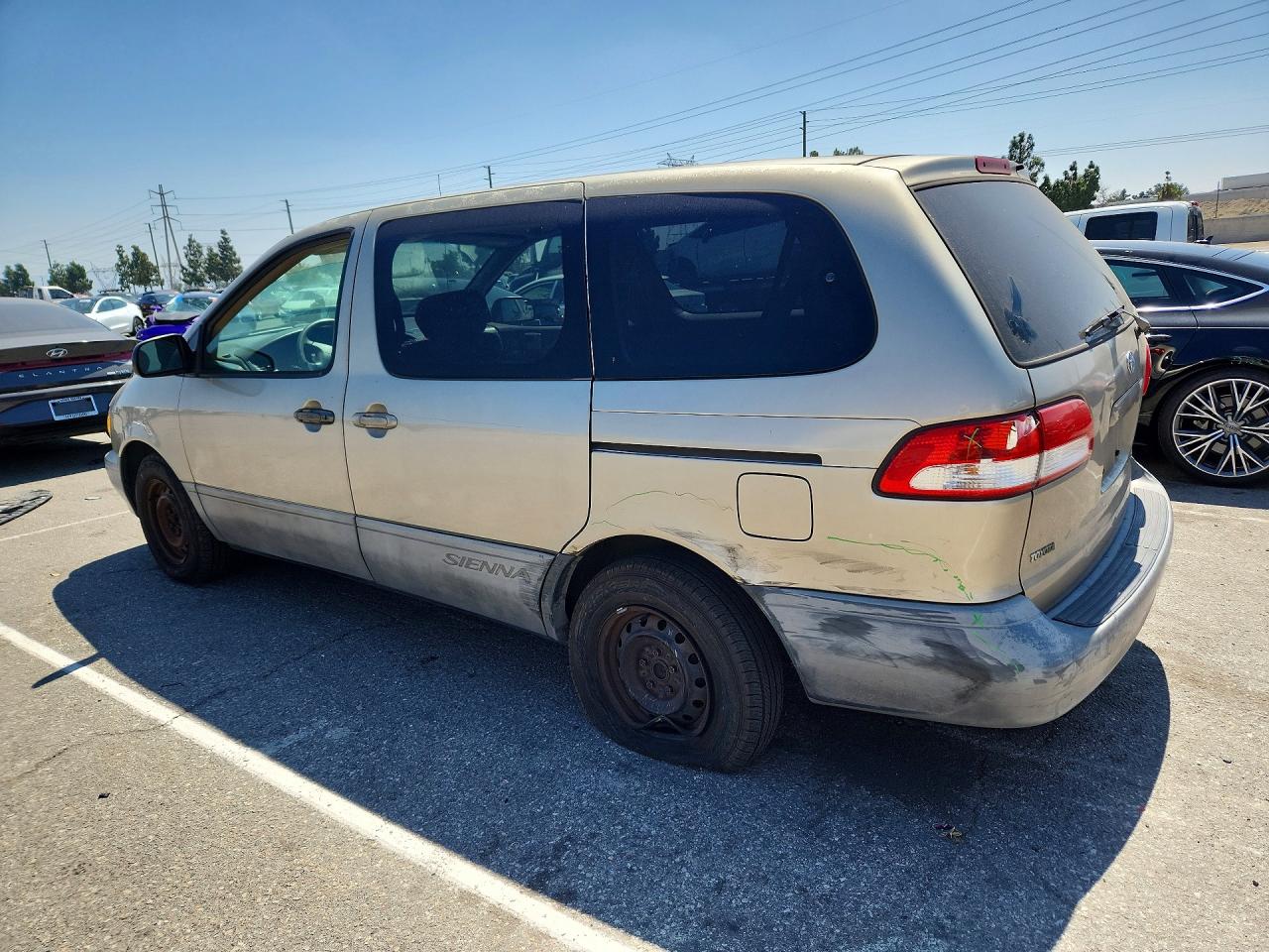 2001 Toyota Sienna Ce Tan vin: 4T3ZF19C41U357123