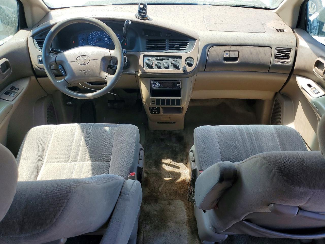 2001 Toyota Sienna Ce Gray vin: 4T3ZF19C41U374598