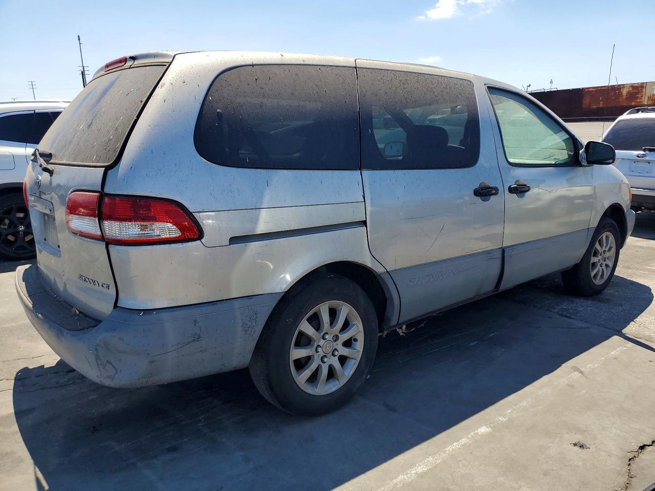 2001 Toyota Sienna Ce Gray vin: 4T3ZF19C41U374598